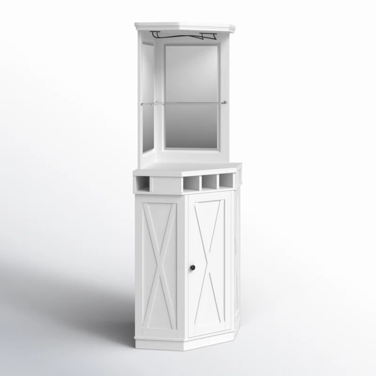 Wayfair Adam 72" Height Corner Bar with Wine Storage - image-5