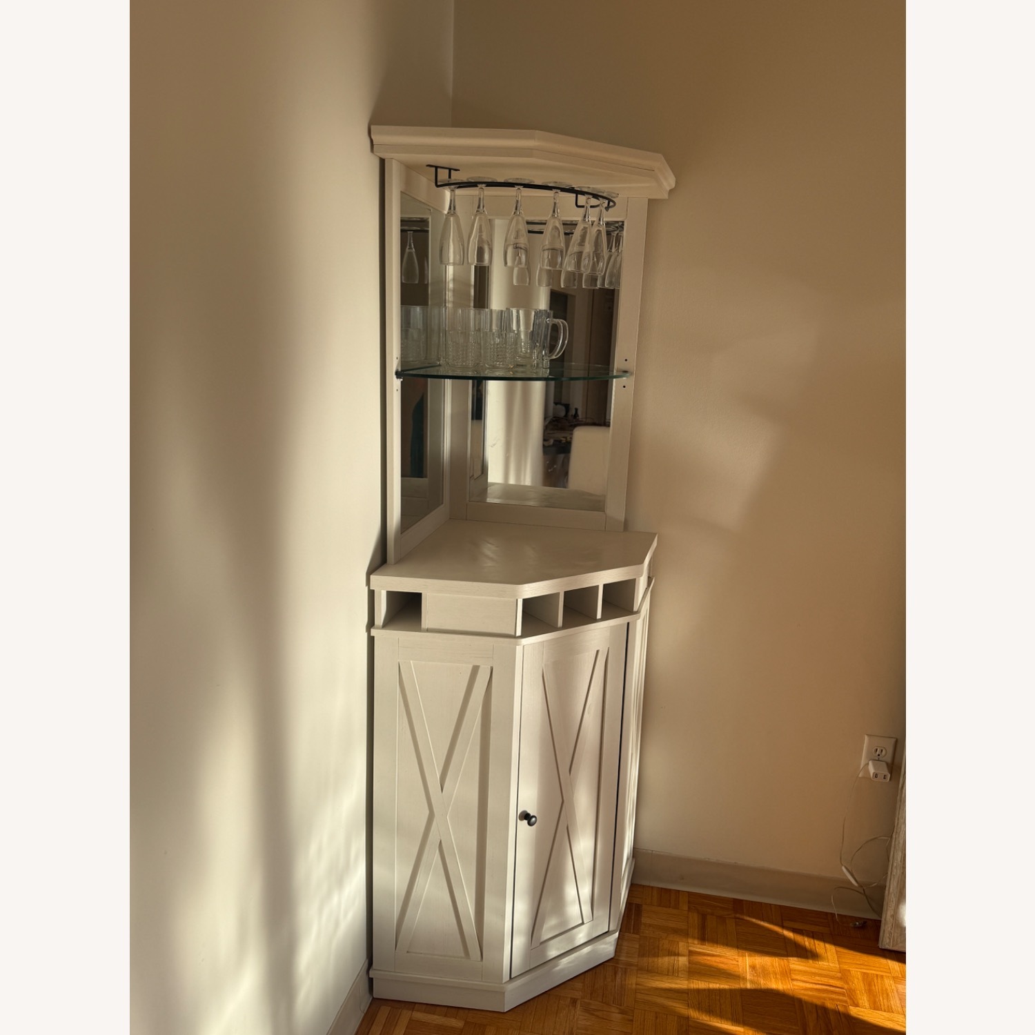 Wayfair Adam 72" Height Corner Bar with Wine Storage - image-3