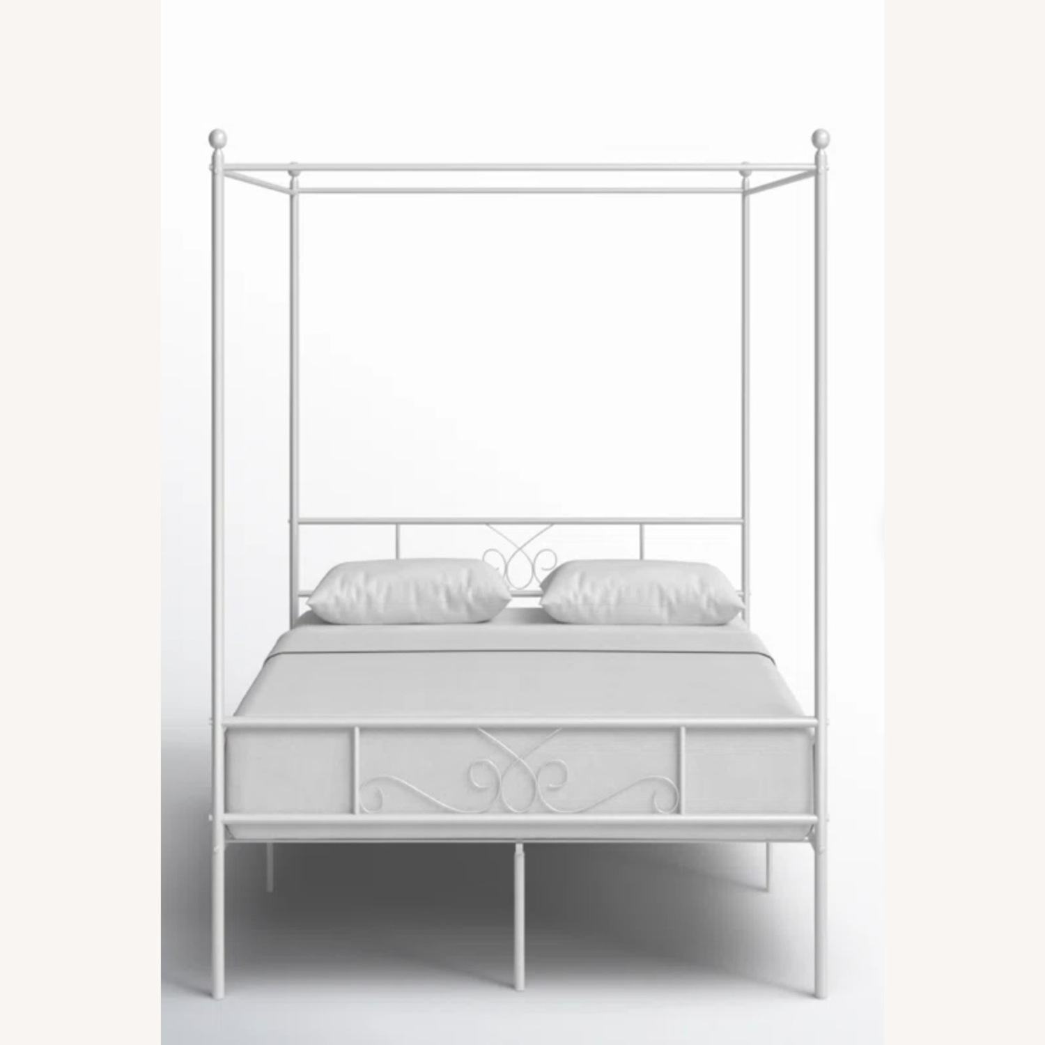 Wayfair Alberts White Canopy Bed - image-2