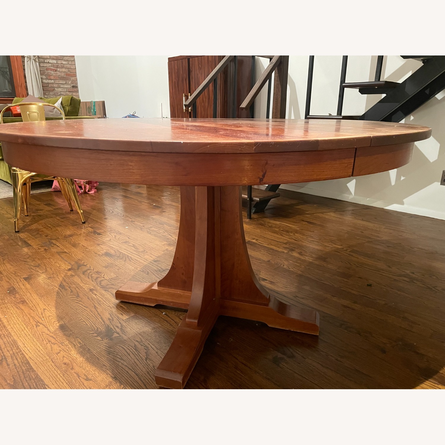 Stickley Round Pedestal Dining Table - image-2