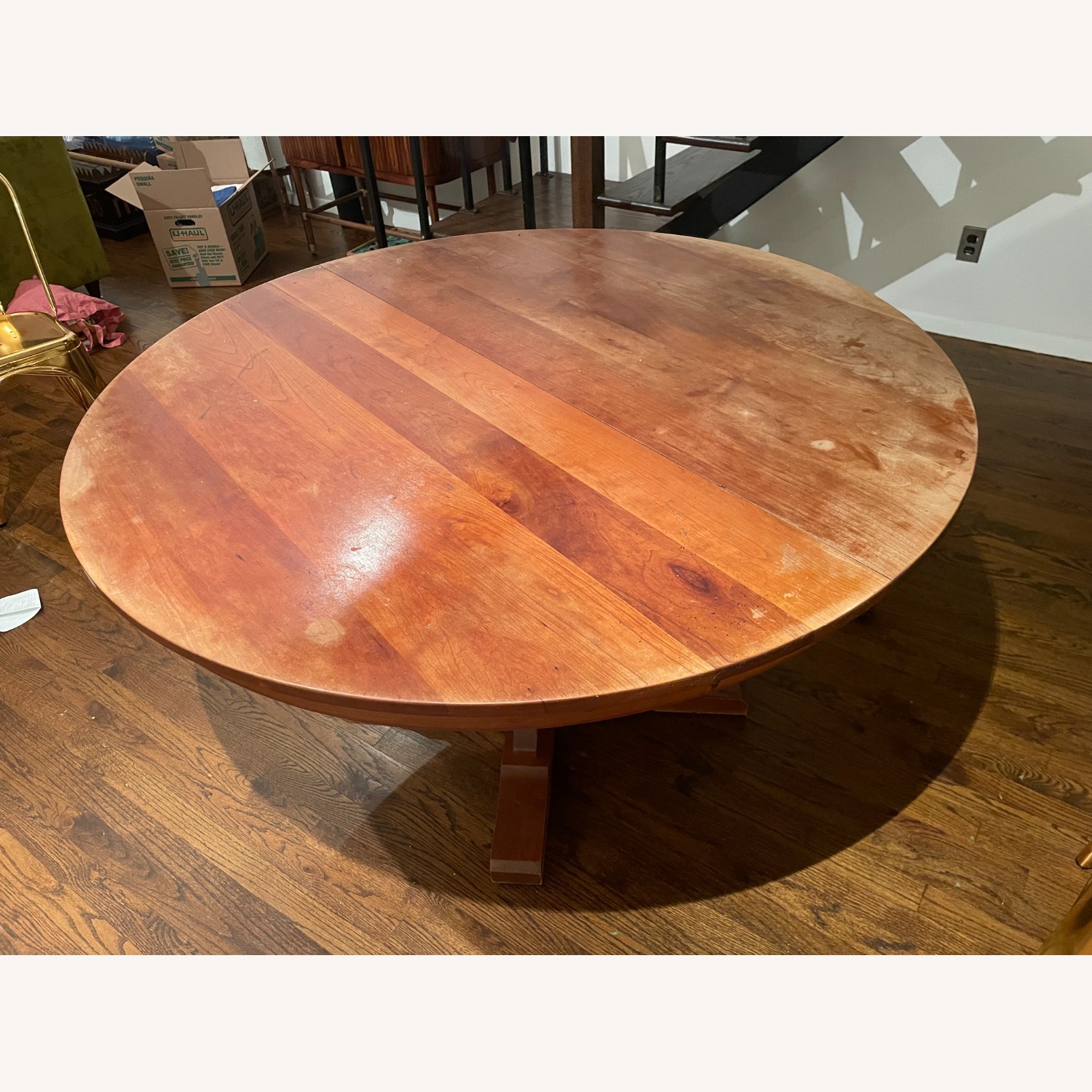 Stickley Round Pedestal Dining Table - image-1