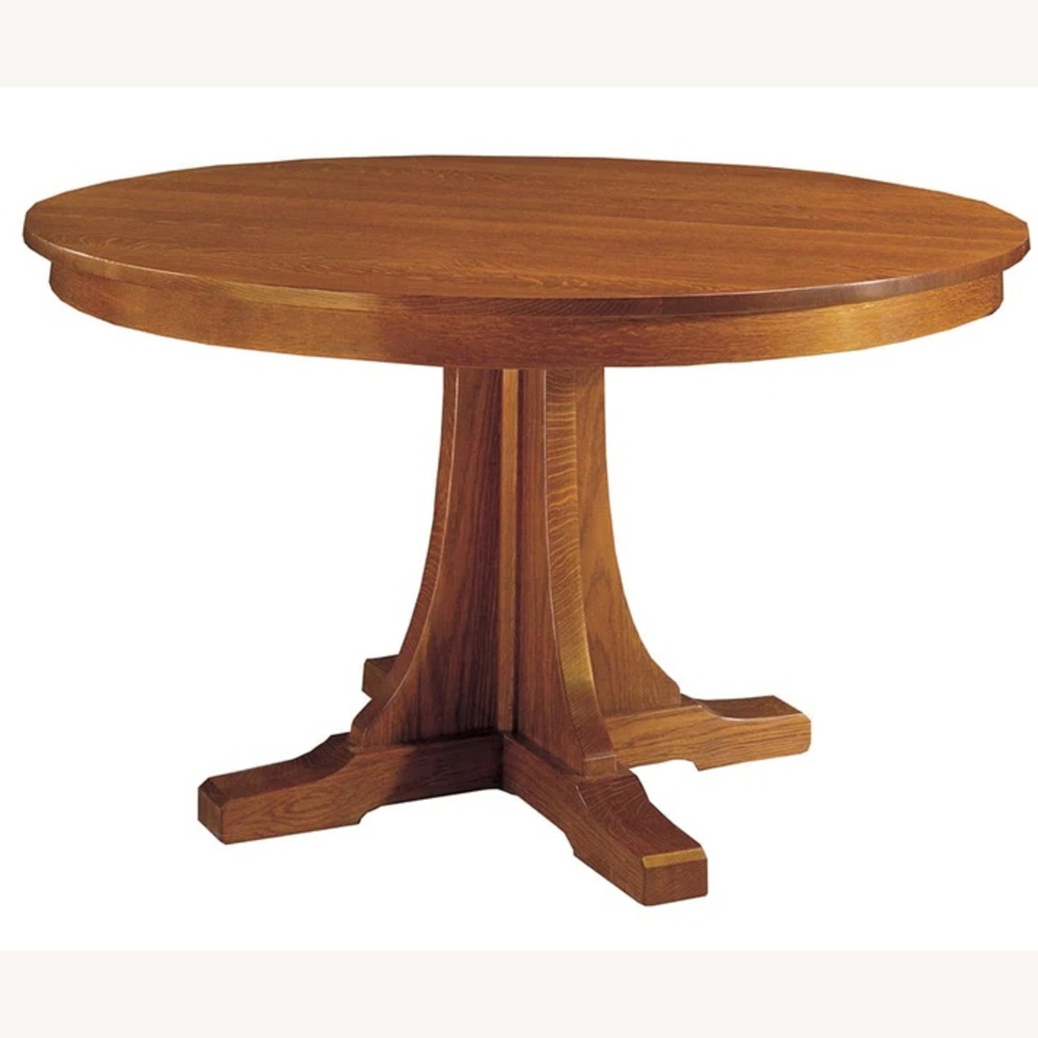Stickley Round Pedestal Dining Table - image-0
