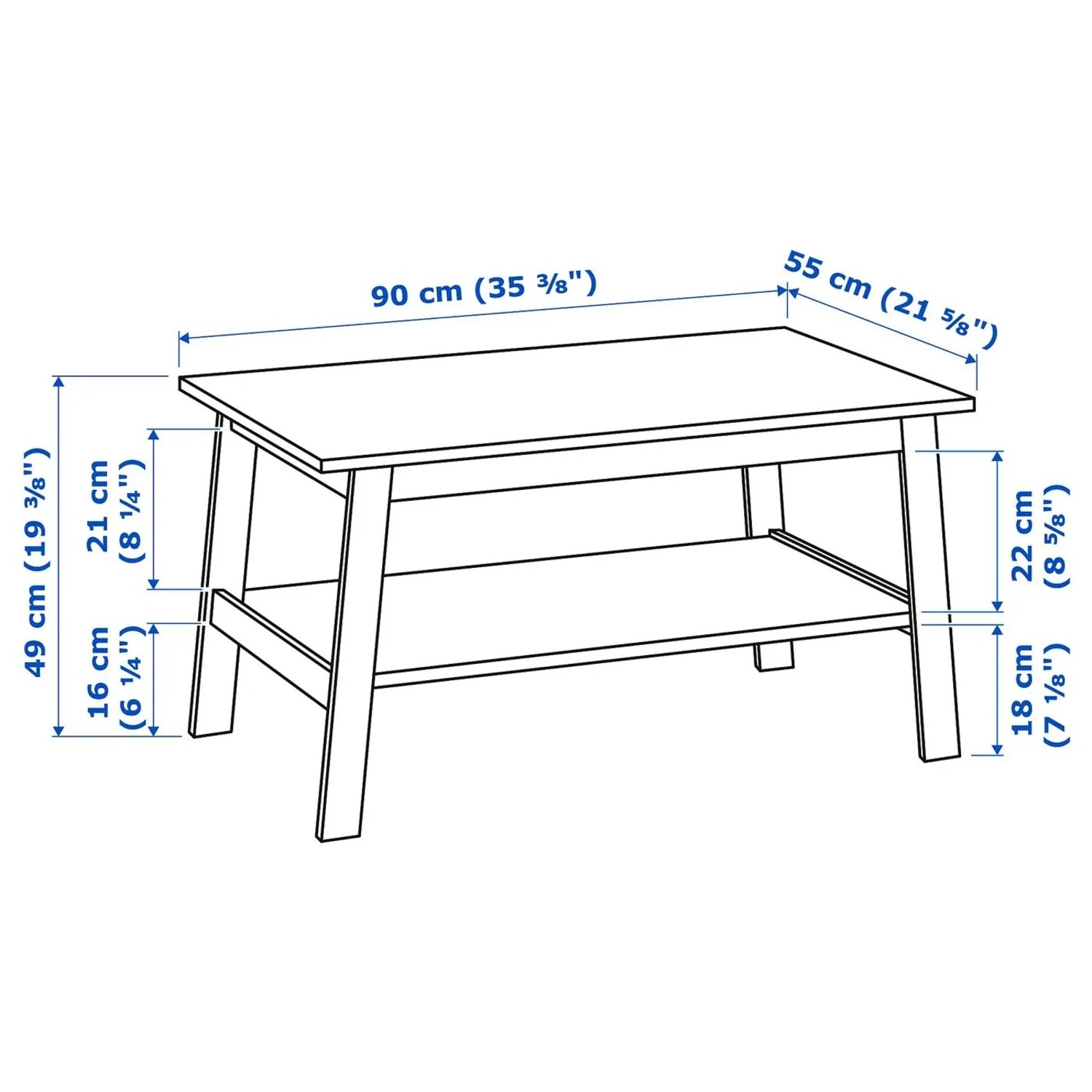 IKEA LUNNARP Coffee Table - image-3