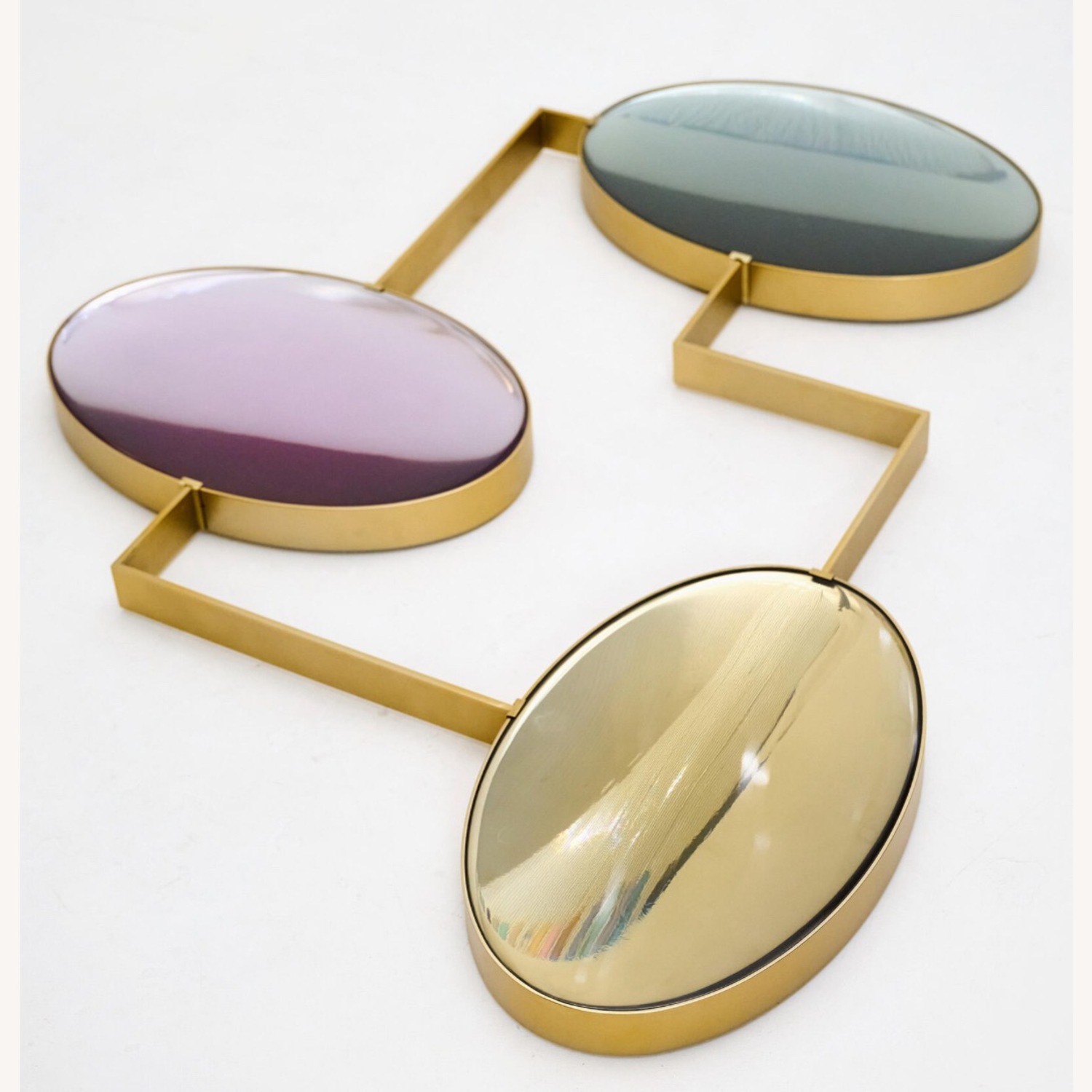 Holly Hunt Resin and Brass Wall Composition  - image-1