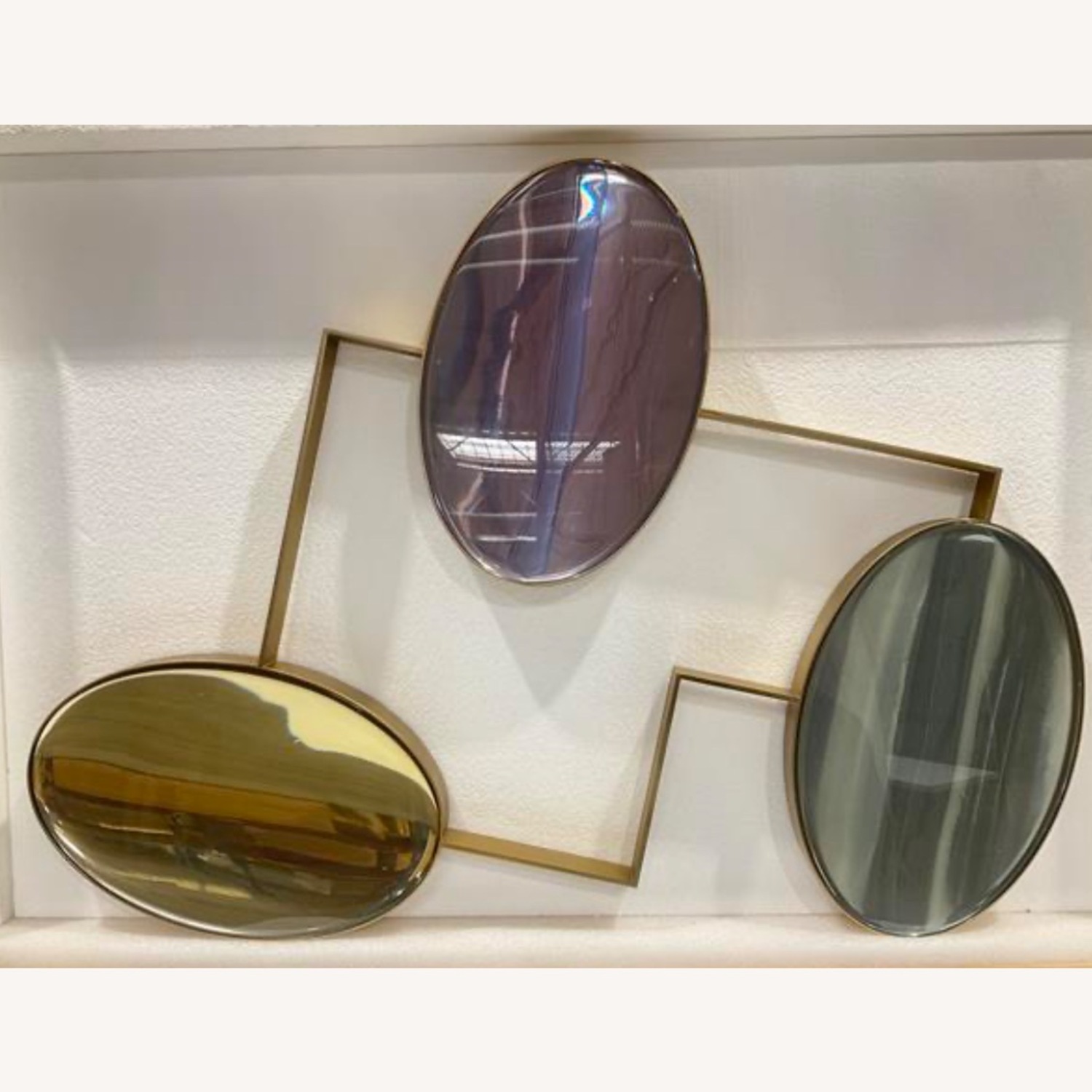 Holly Hunt Resin and Brass Wall Composition  - image-3