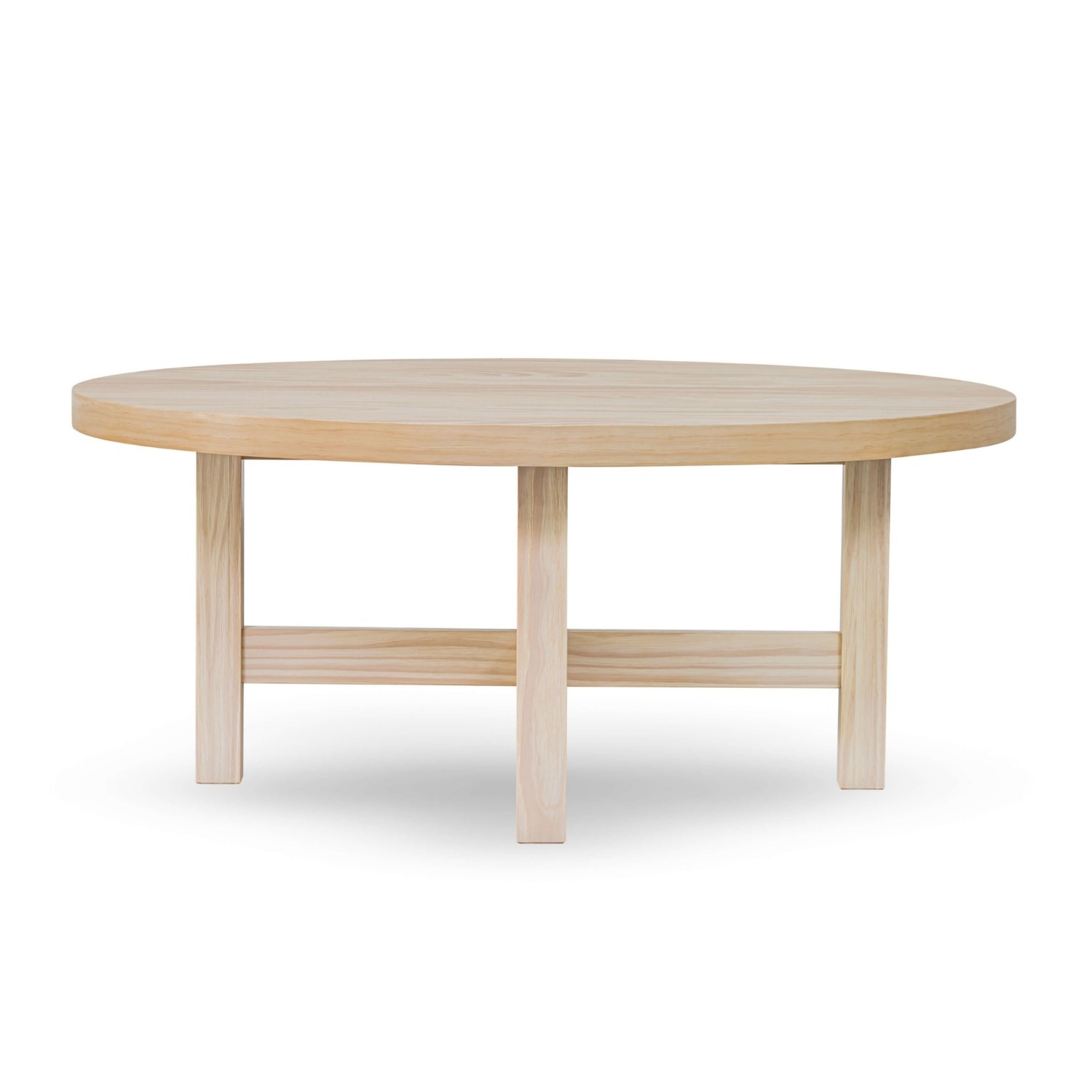 Helio Solid Wood Round Coffee Table - image-3