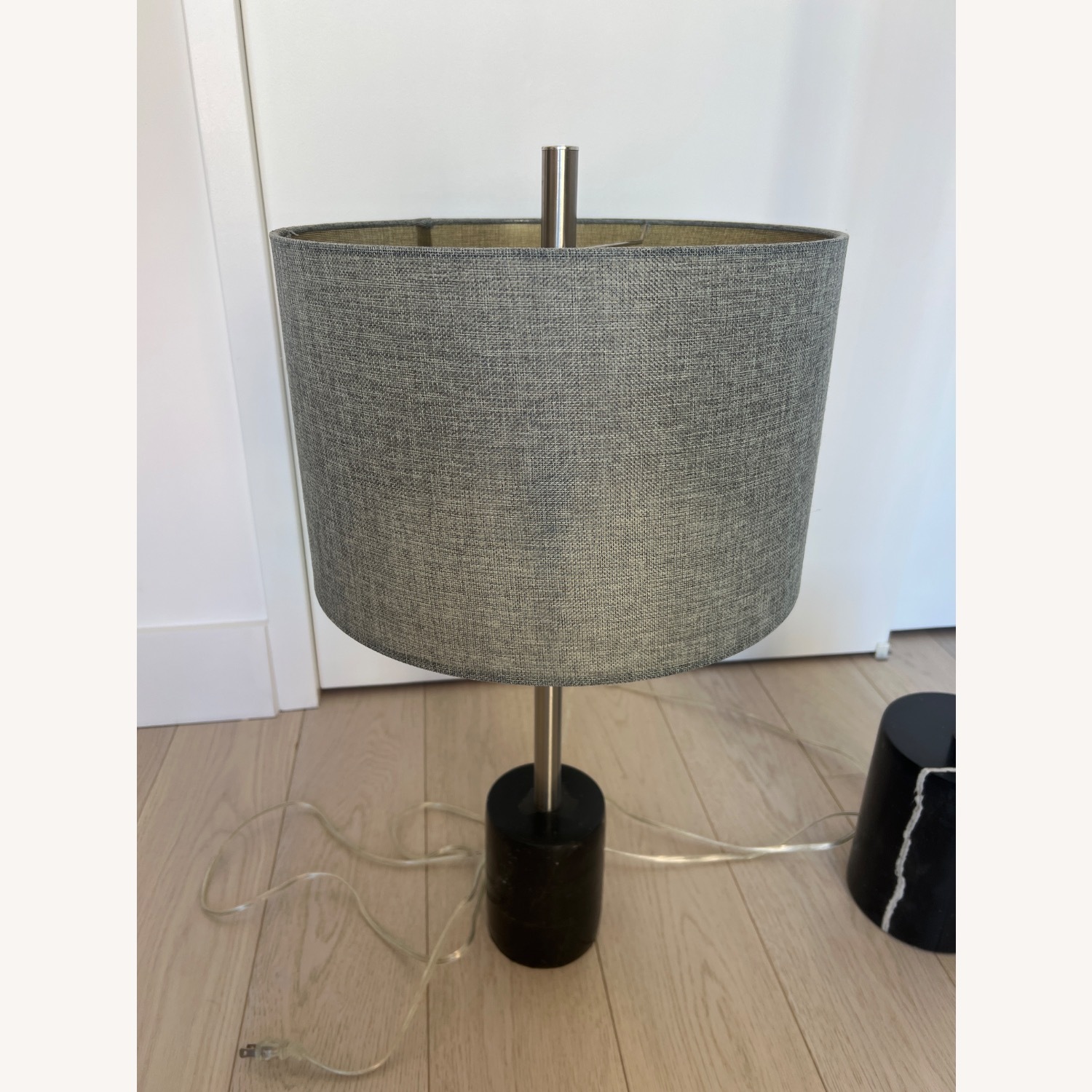 Macy’s Marble Base Lamps Set of 2 - image-2