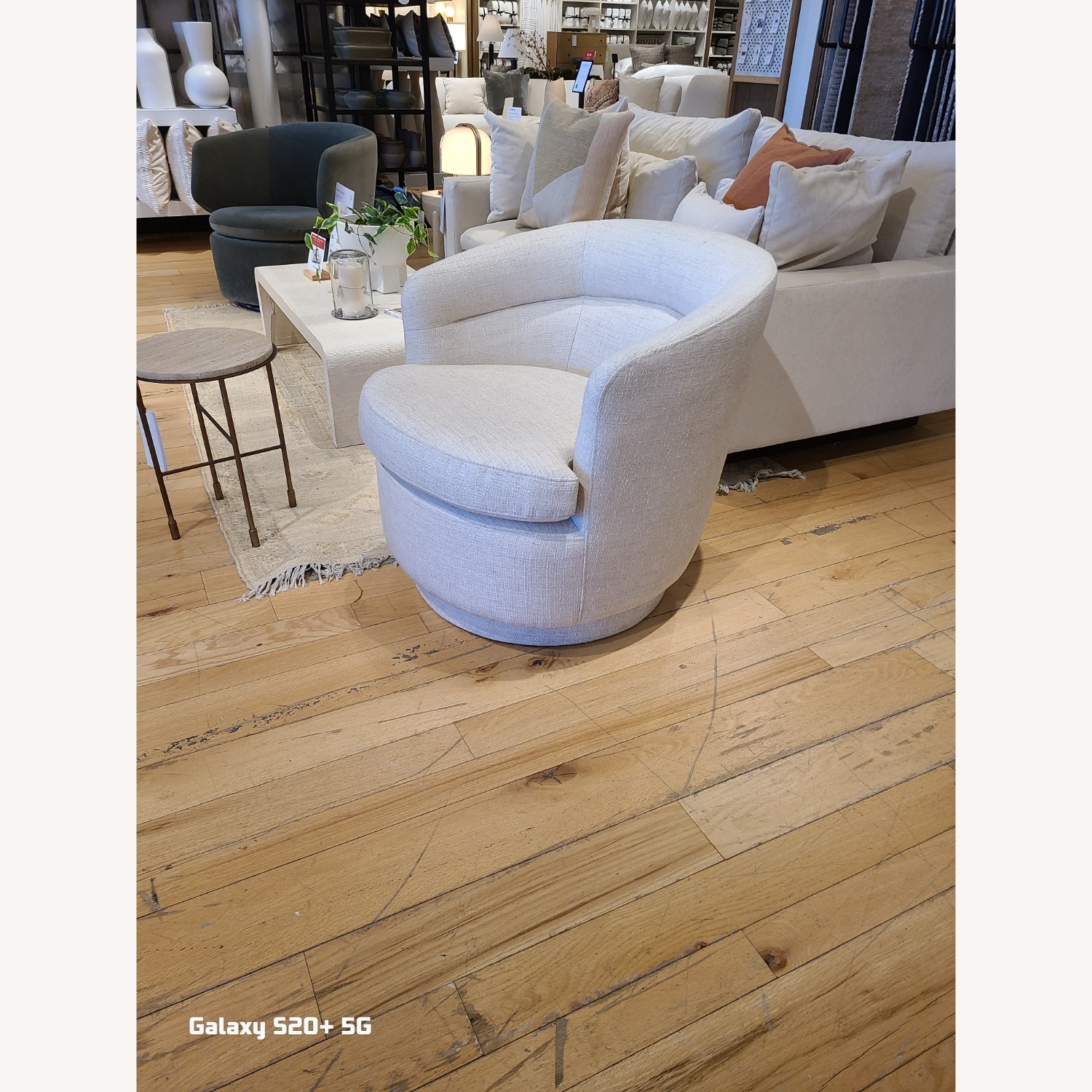 West Elm Viv Swivel Cchair - image-2