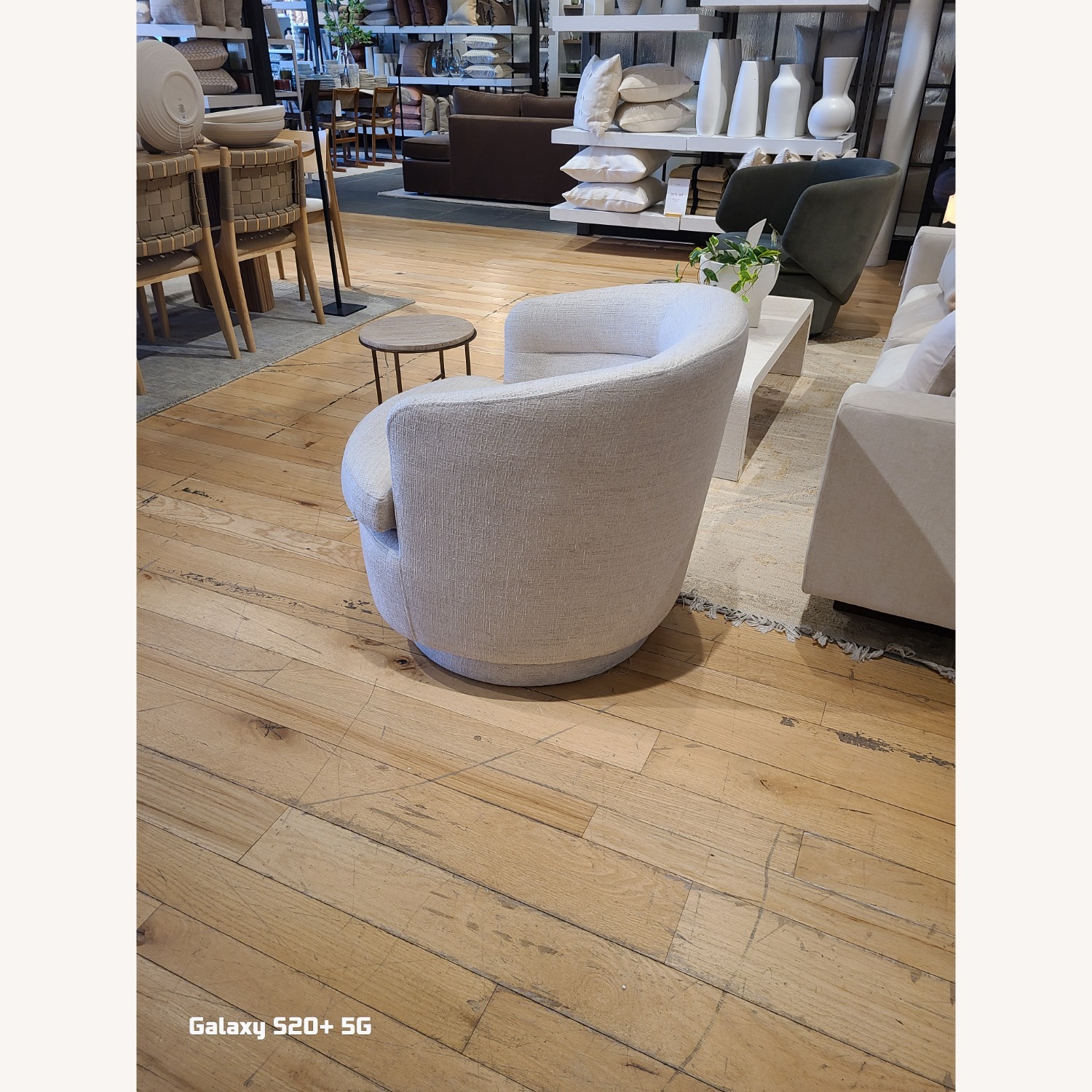 West Elm Viv Swivel Cchair - image-3