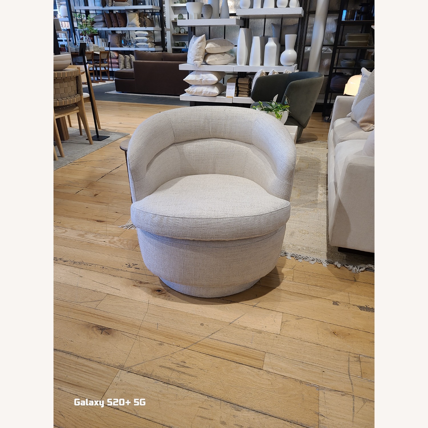 West Elm Viv Swivel Cchair - image-1