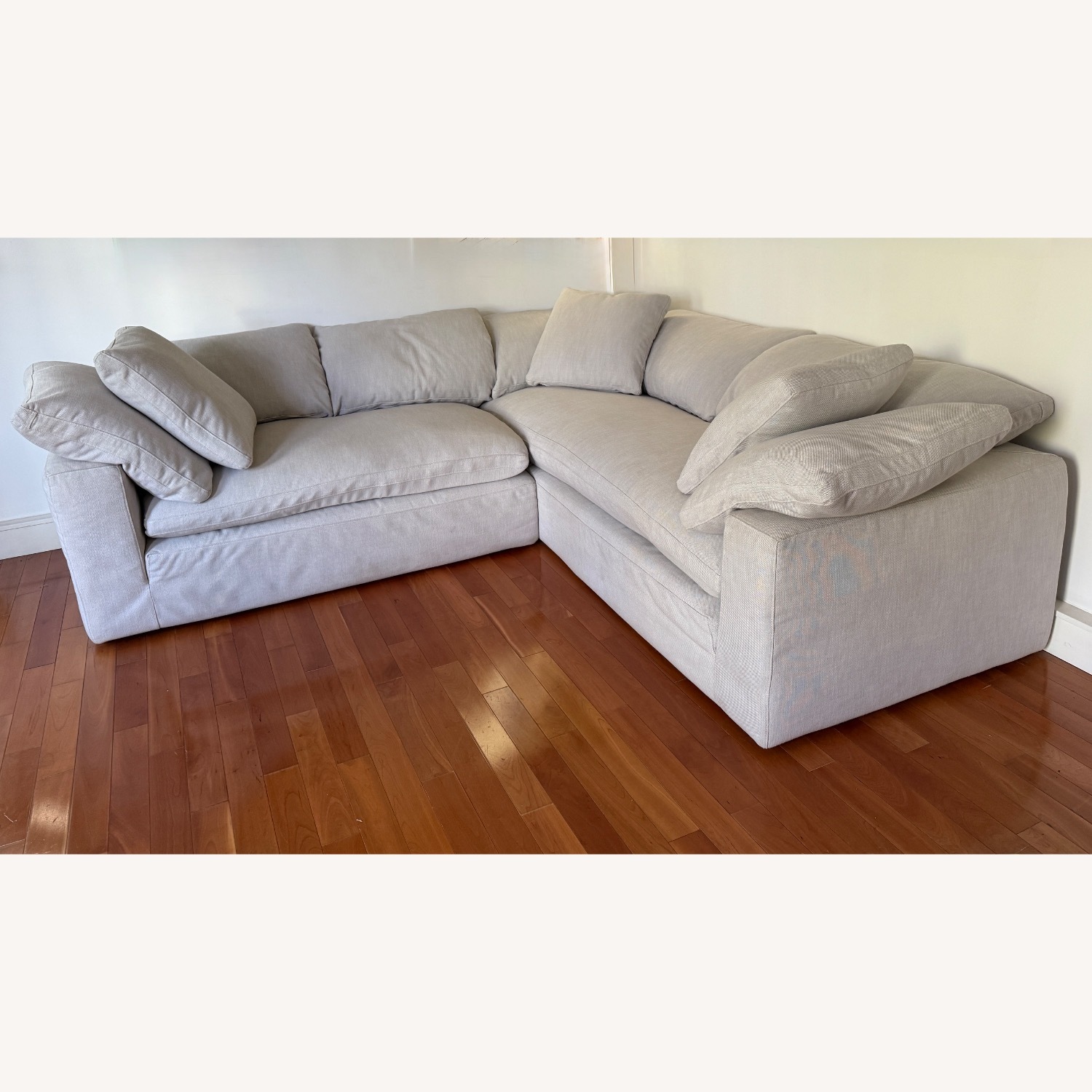 Restoration Hardware Cloud L-Sectional in Dove - image-3