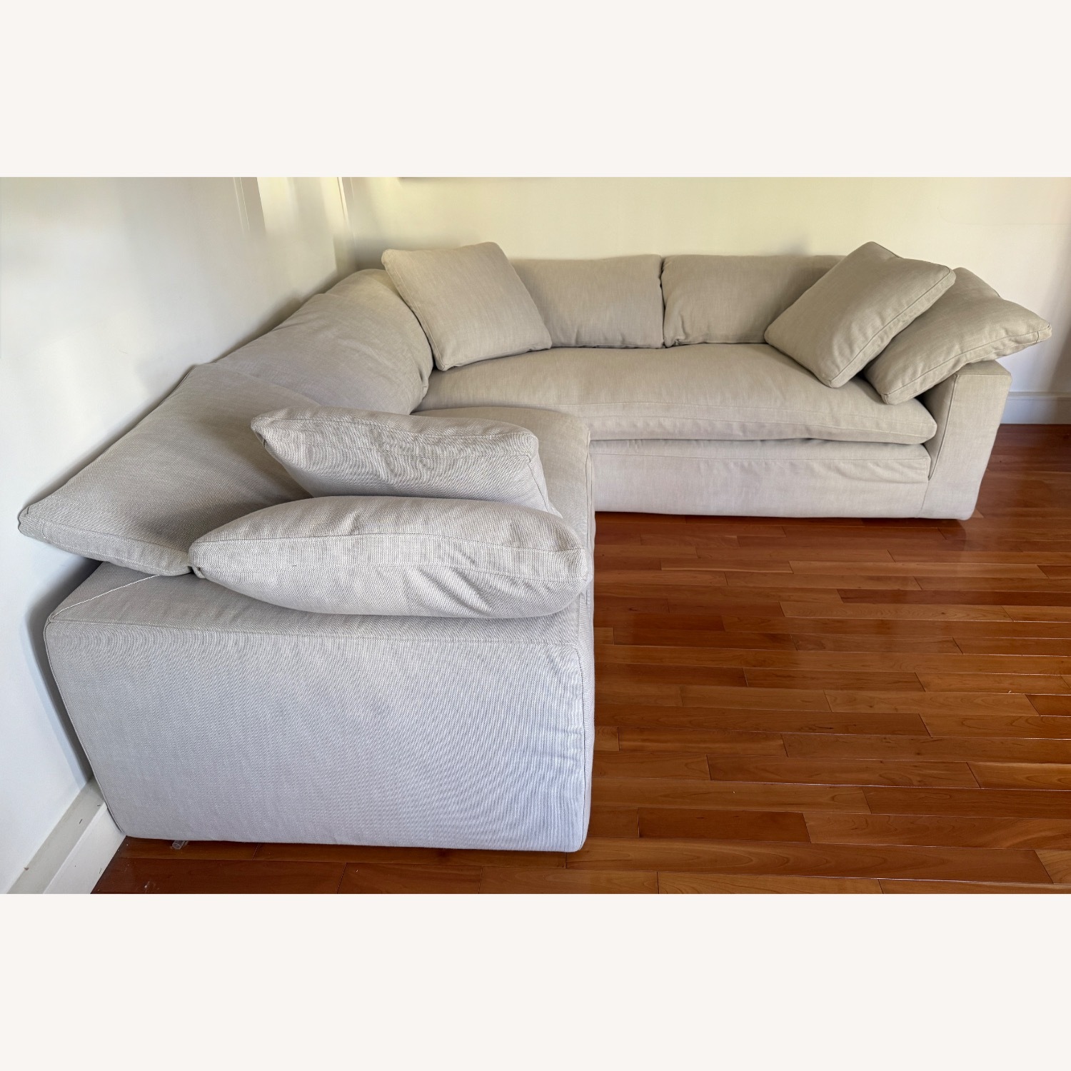 Restoration Hardware Cloud L-Sectional in Dove - image-2