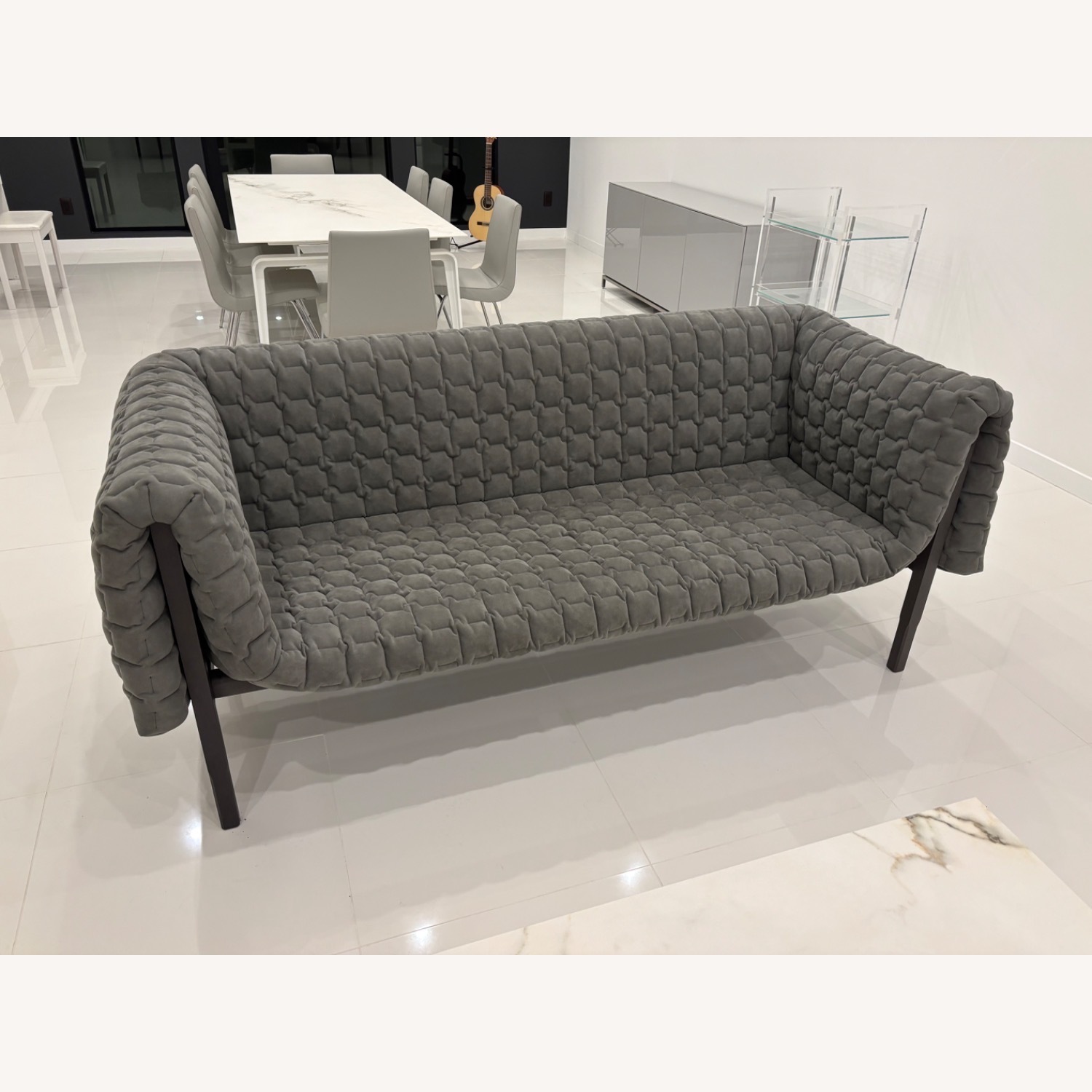 Lignet Roset Ruche Sofa in Alcantara Stone Color - image-1