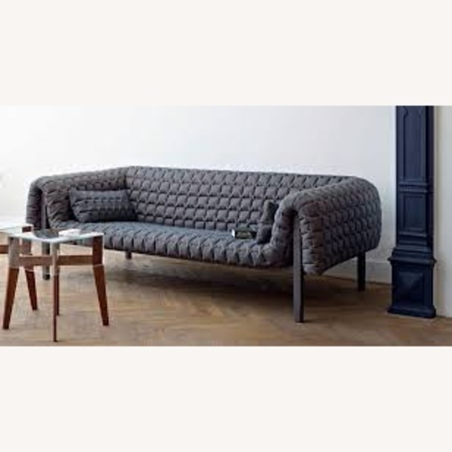 Lignet Roset Ruche Sofa in Alcantara Stone Color - image-2