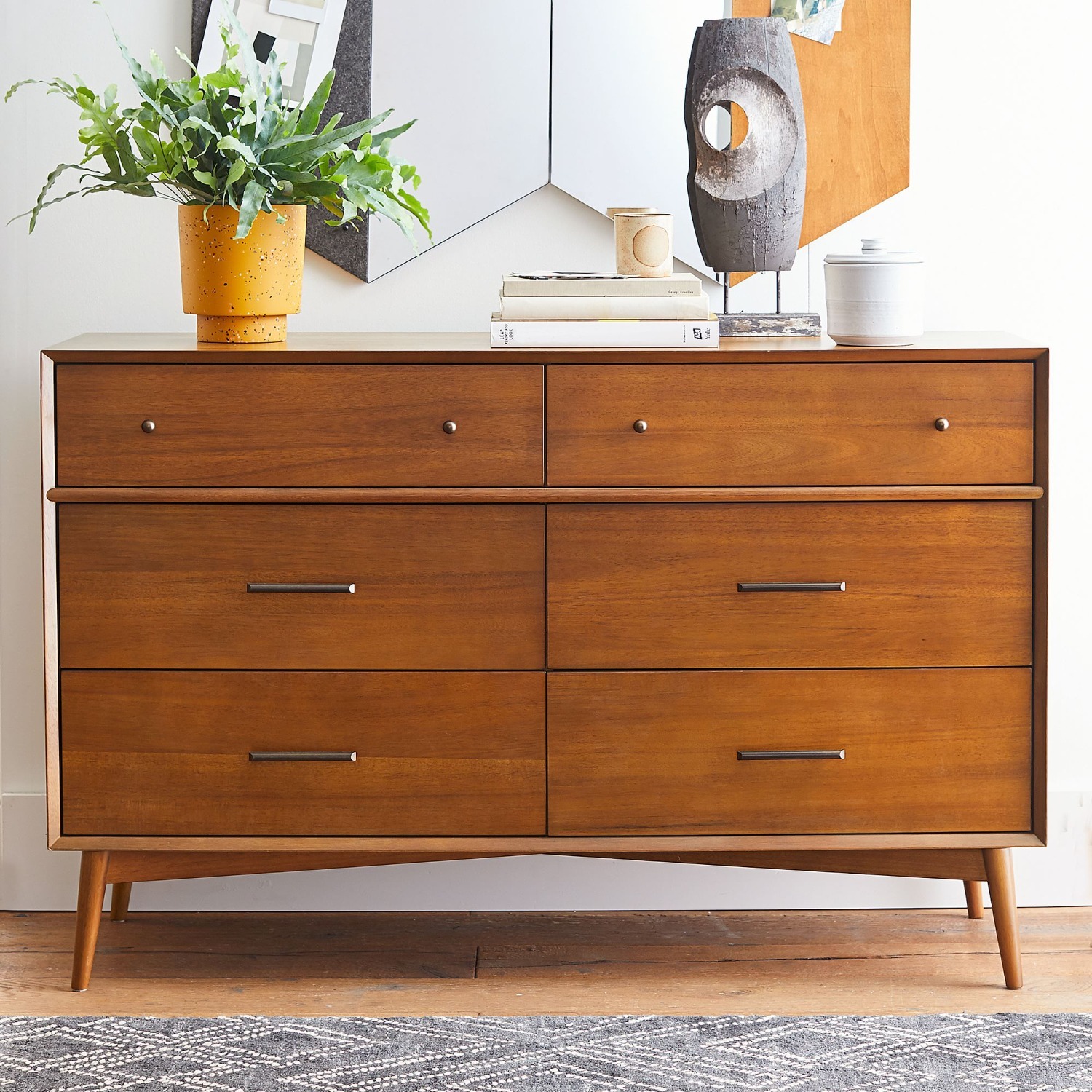 Pottery Barn Teen Mid-Century6-Drawer Wide Dresser - image-3