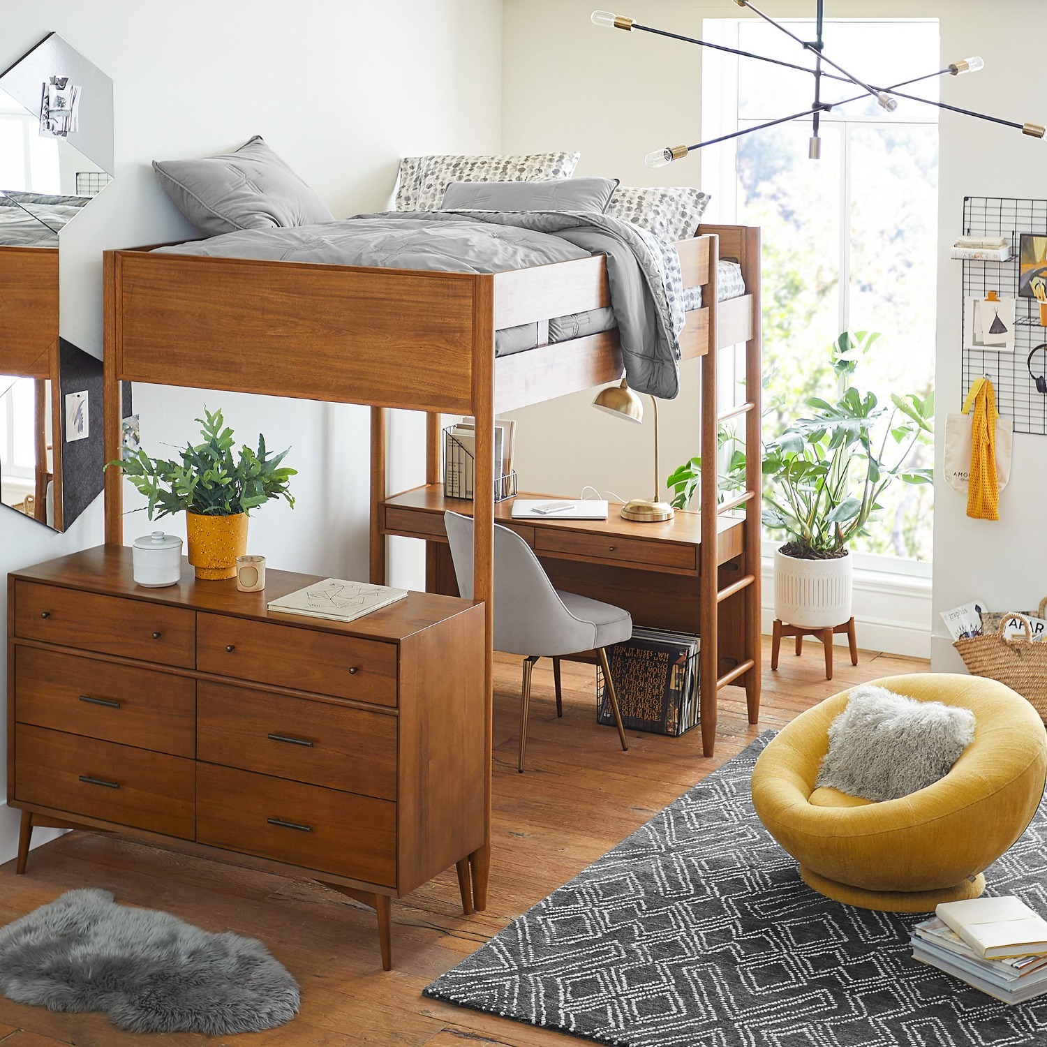 Pottery Barn Teen Mid-Century6-Drawer Wide Dresser - image-5