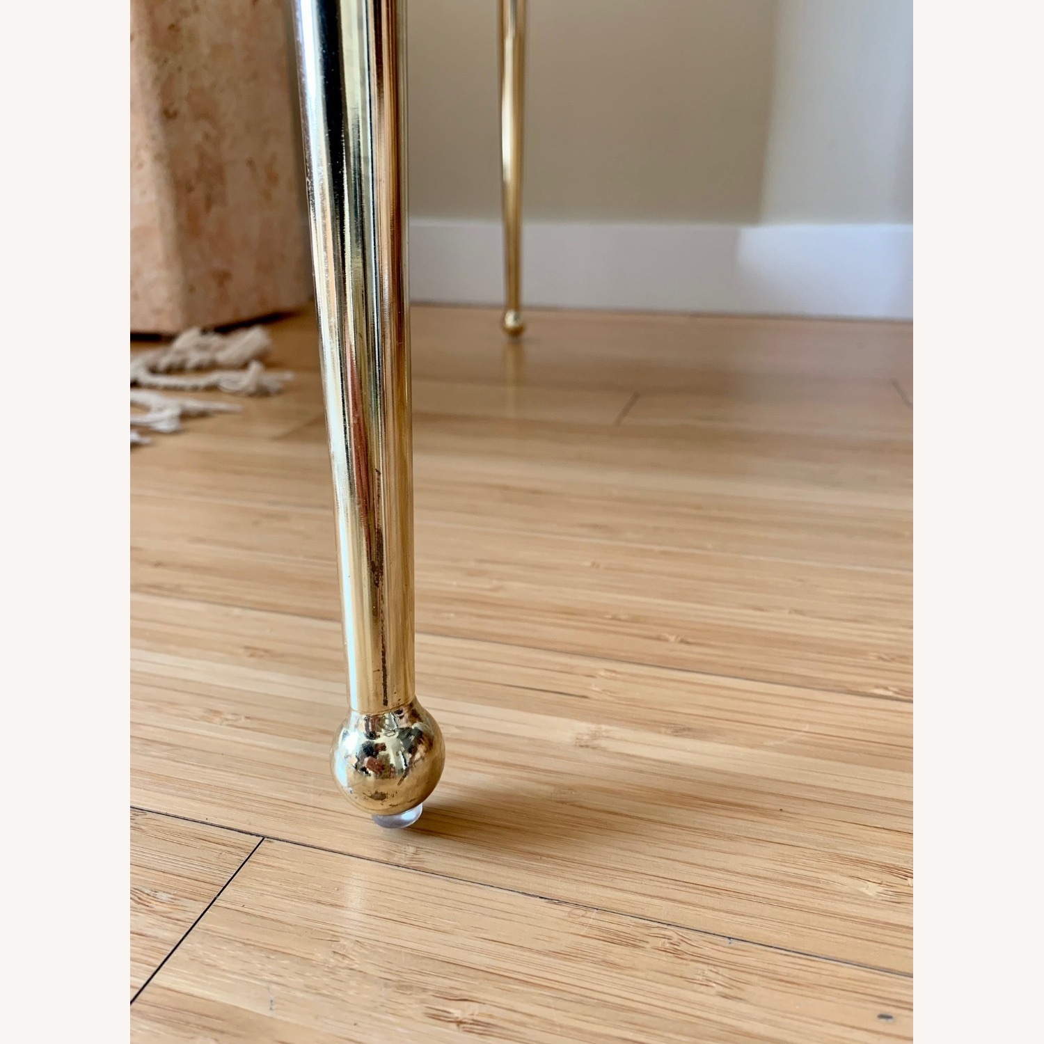 Anthropologie Yellow Velvet Elowen Armchair - image-2