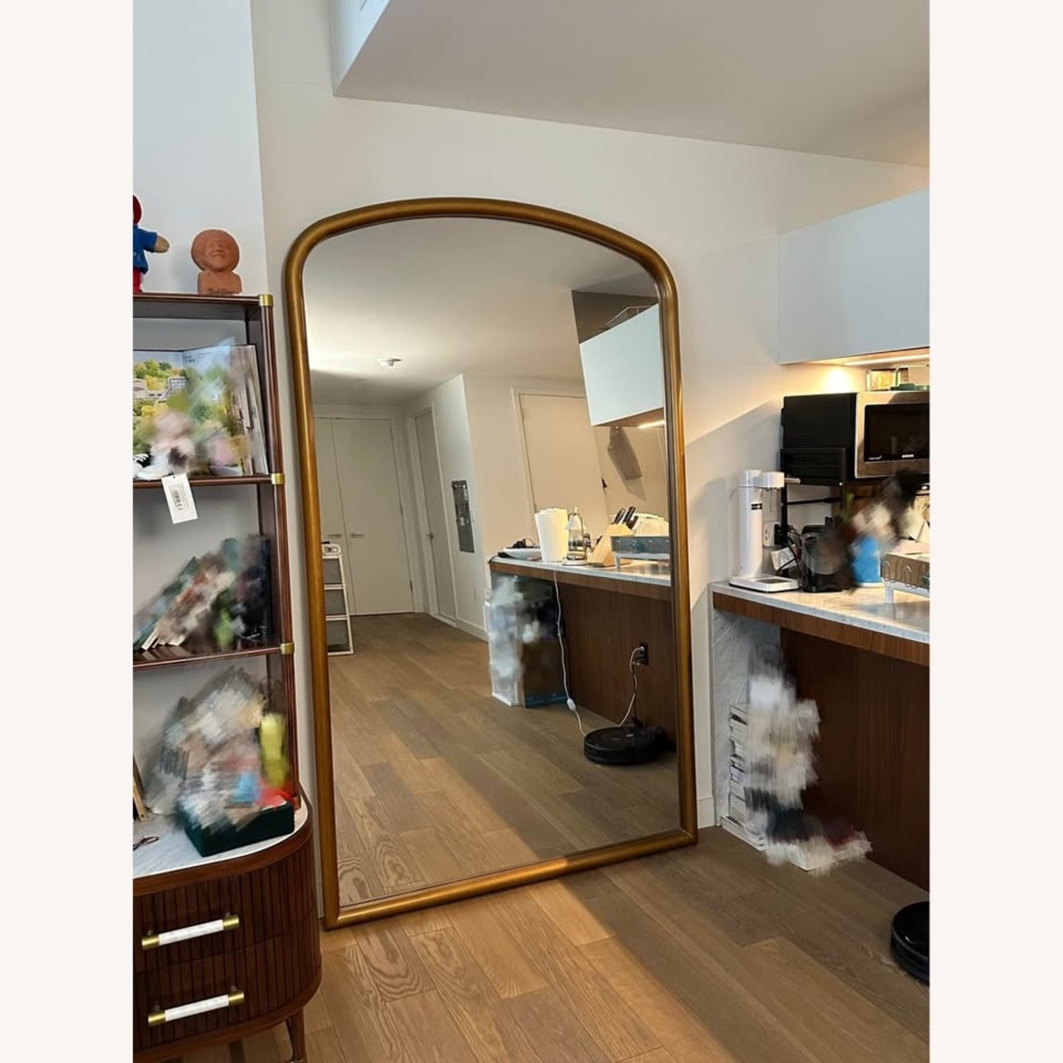 Bassett Mirror Brookings Leaner Floor Mirror Gold - image-3