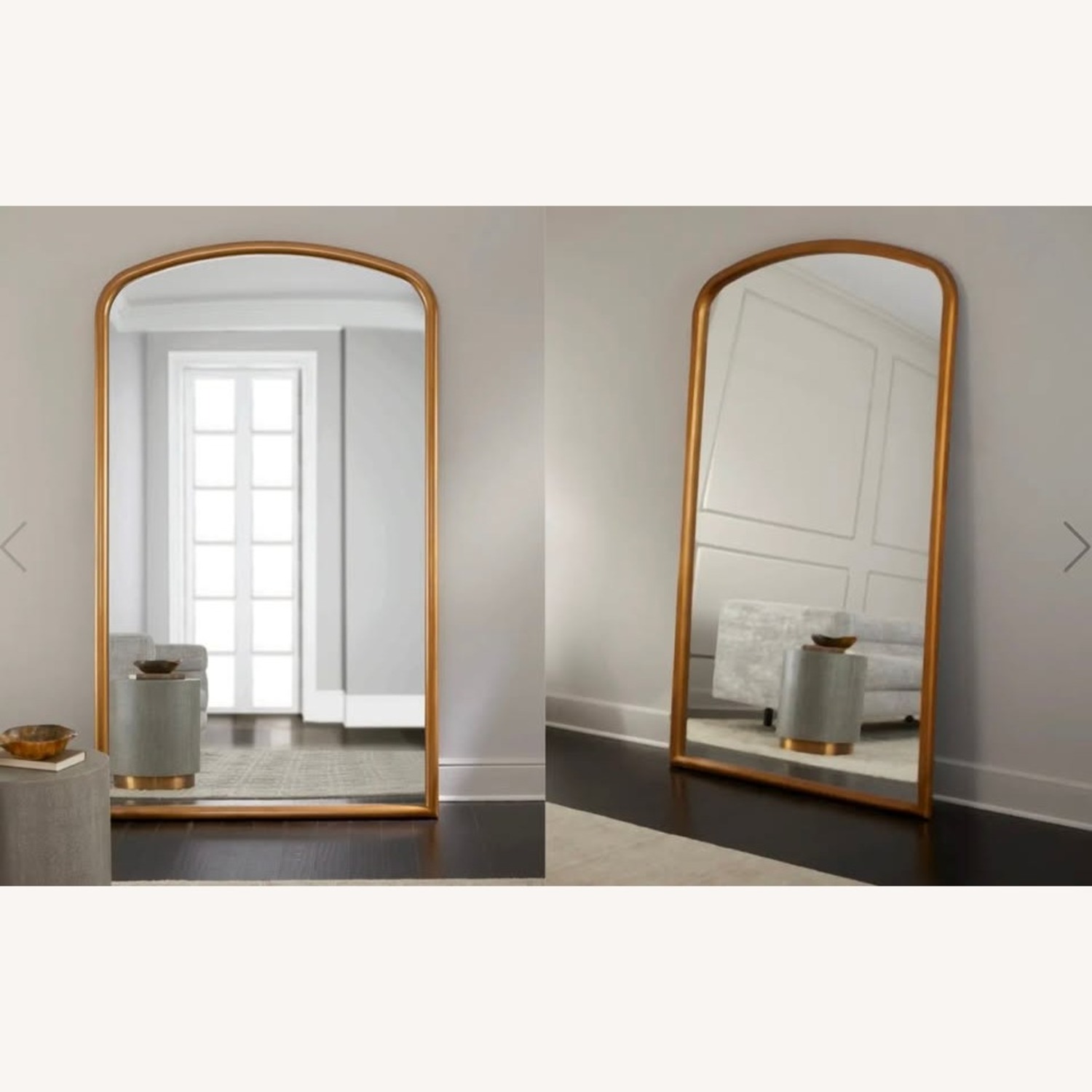 Bassett Mirror Brookings Leaner Floor Mirror Gold - image-2