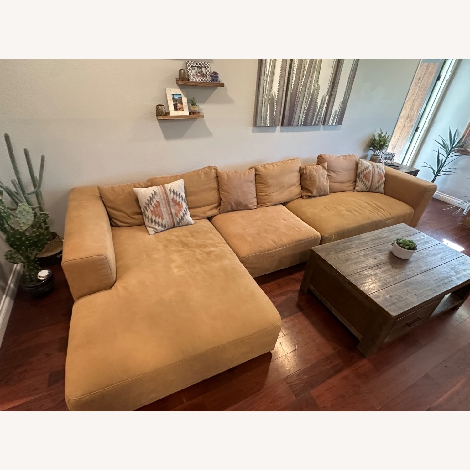 Leather Sectional  - image-1