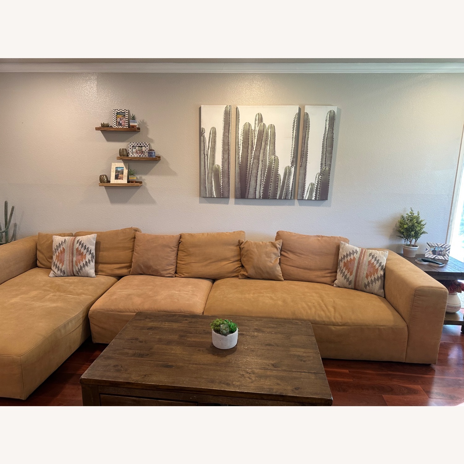 Leather Sectional  - image-3