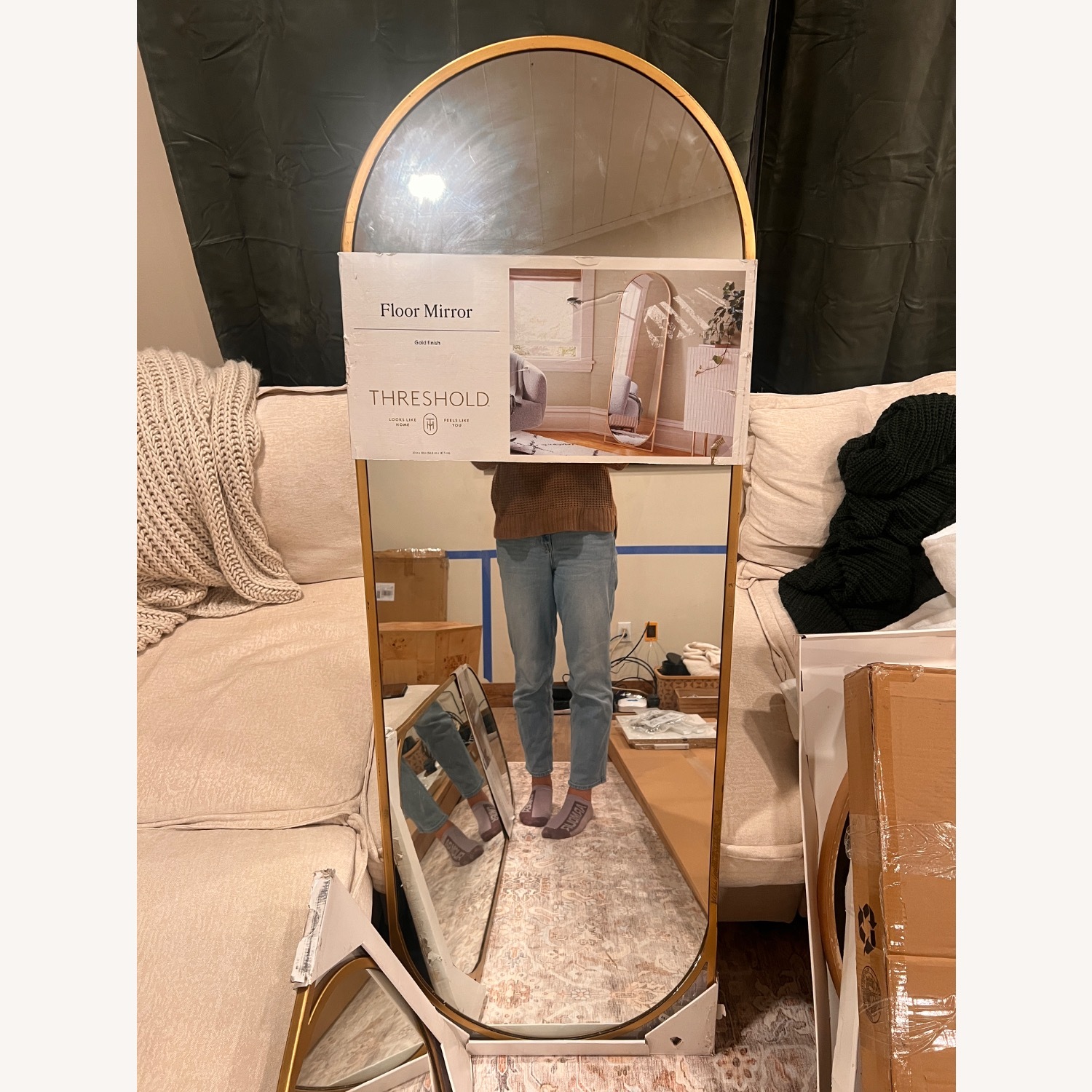 Target Threshold Floor Mirror  - image-1