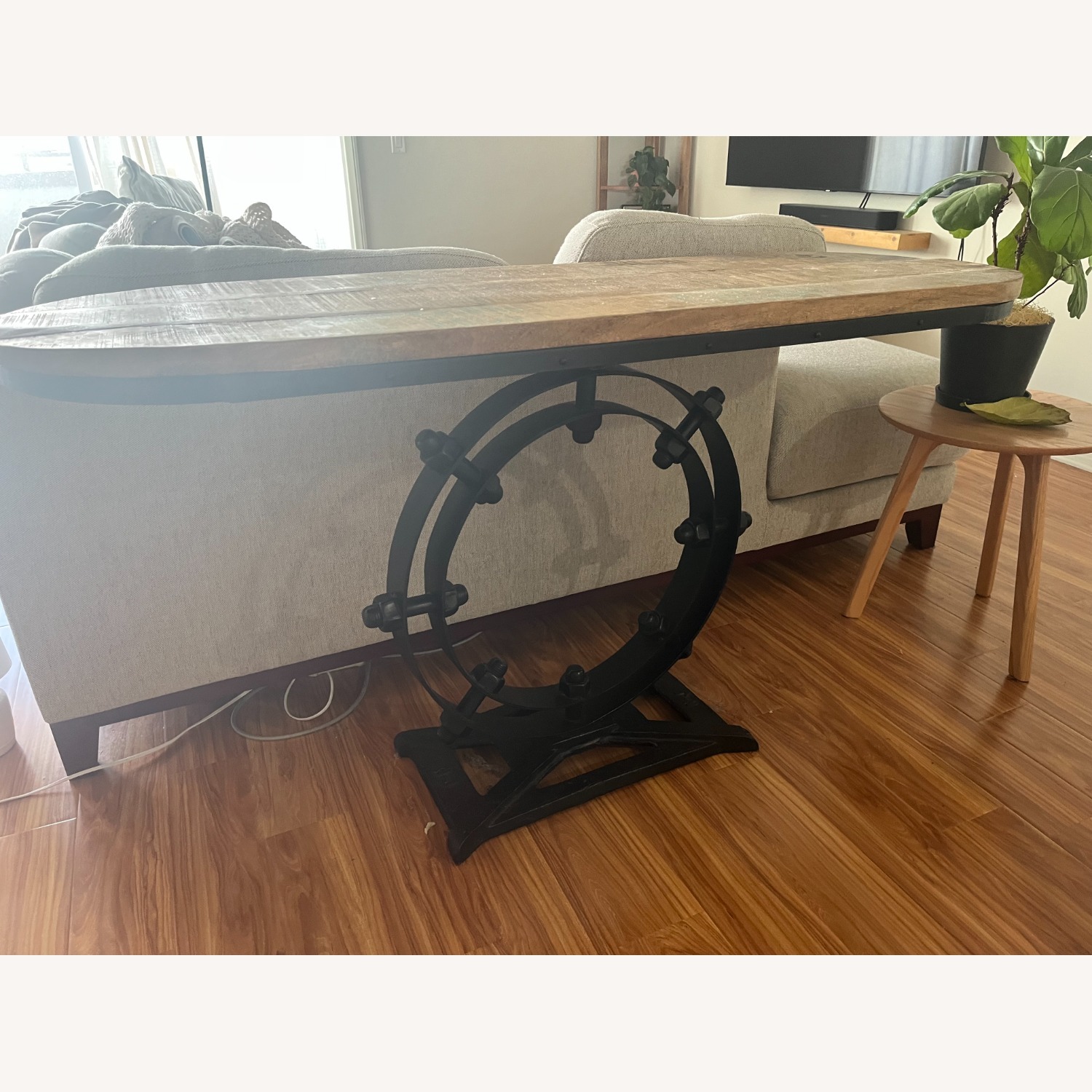 Living Spaces Table/Bar/TV Stand - image-1