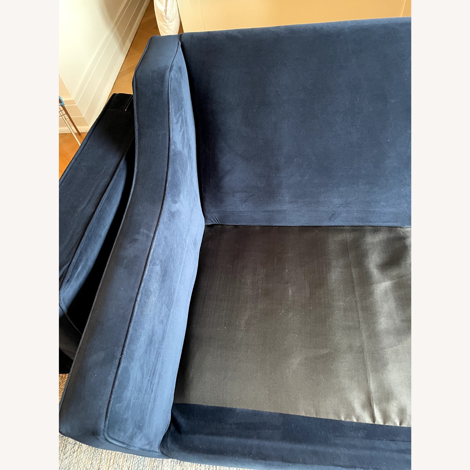 West Elm Paidge Midnight Velvet Paidge Sectional - image-15