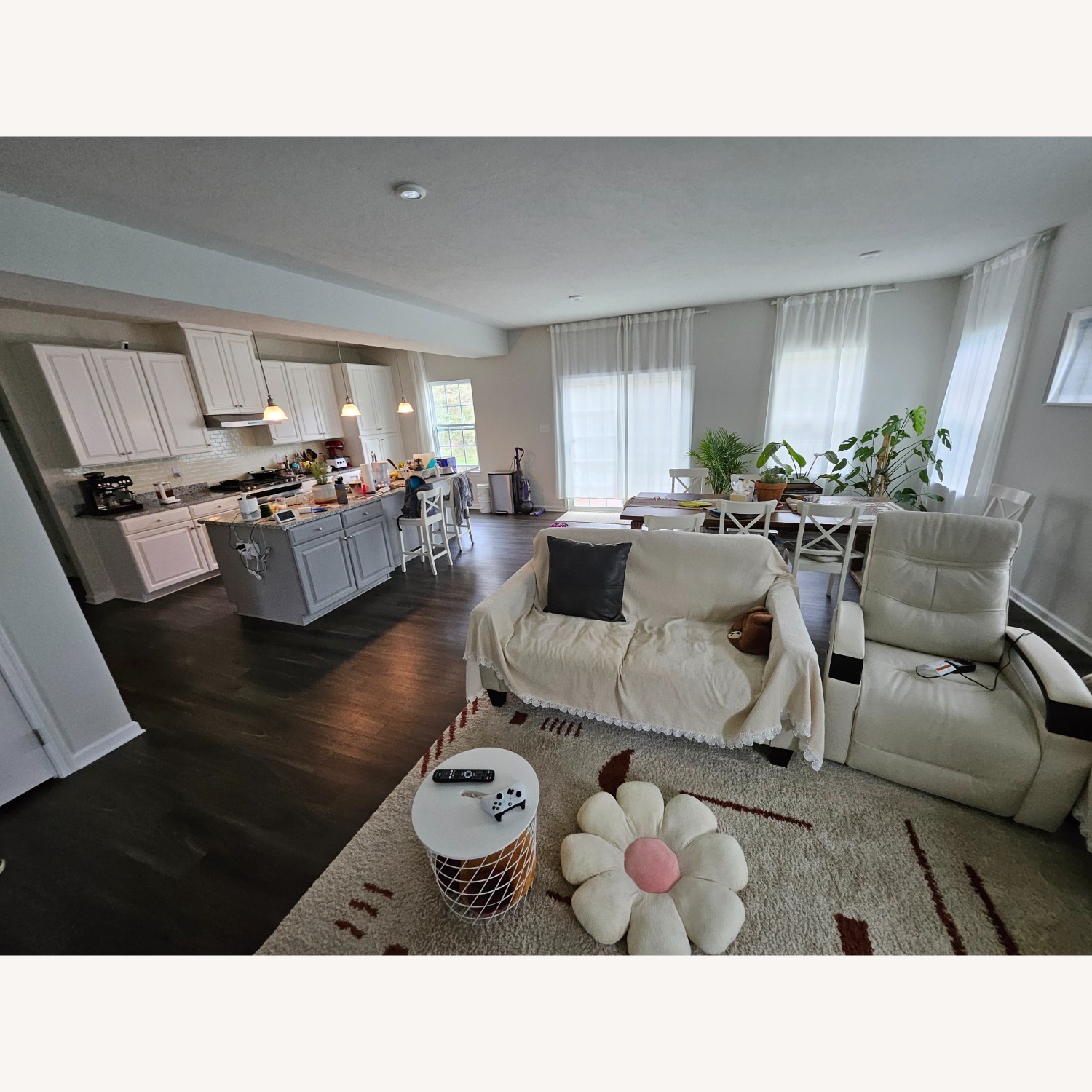 Canmore Leather Power Recliner with Power Headrest - image-4