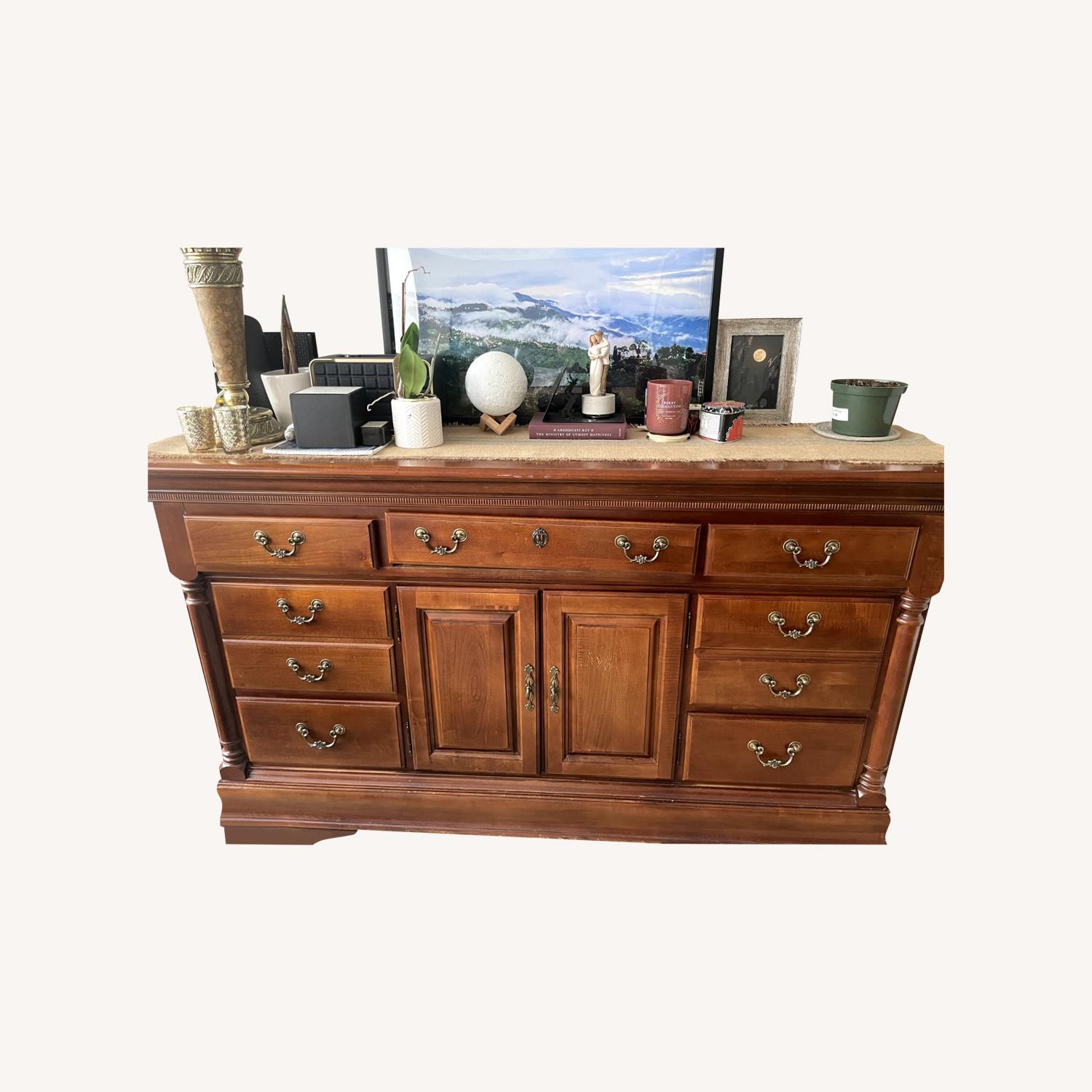 Sumter Cabinet Co. Nine Drawer Sideboard - image-0