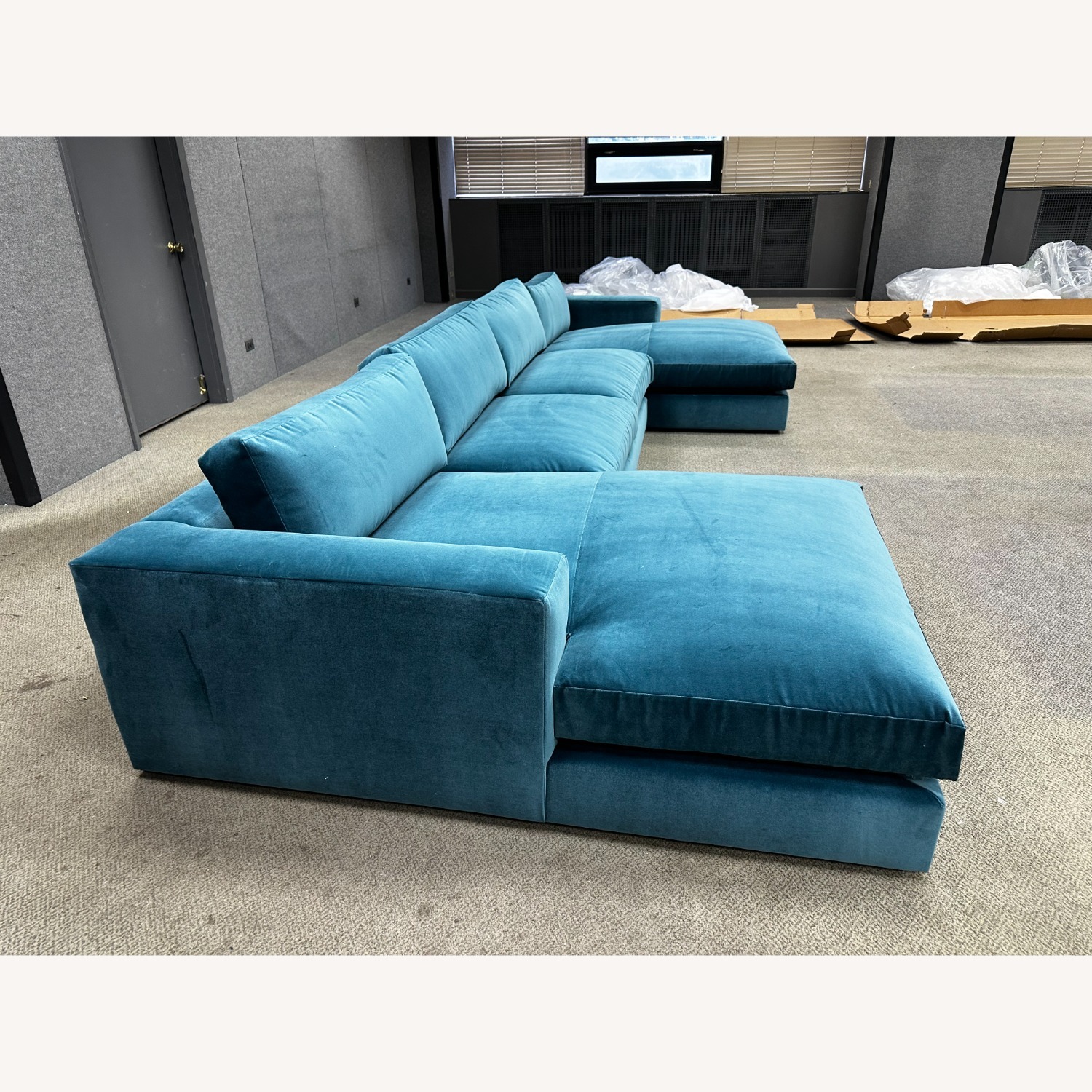Crate & Barrel Oceanside 3-Piece Double Chaise Sectional Sofa - image-6