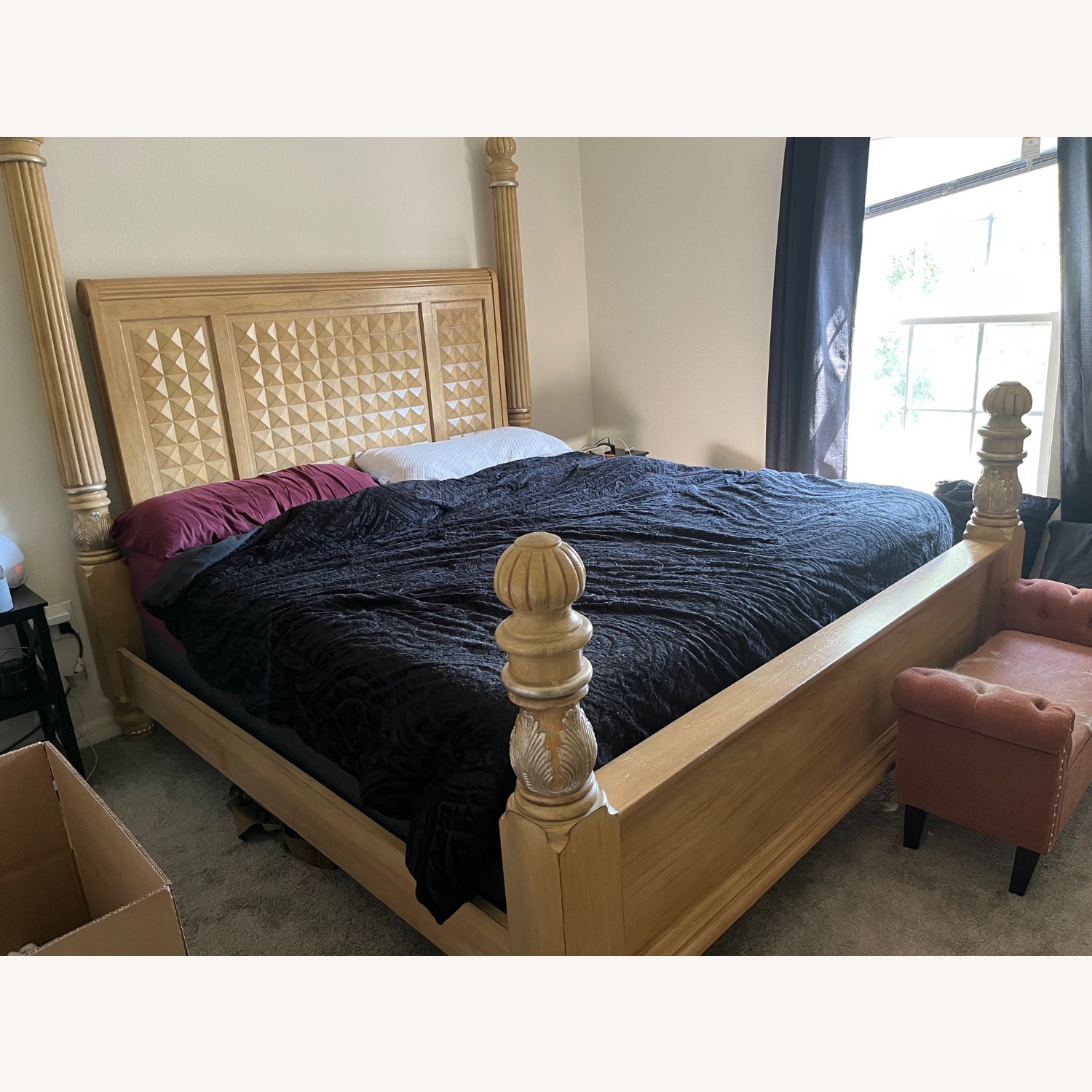 Drexel Heritage Corbel King Bed Frame - image-1