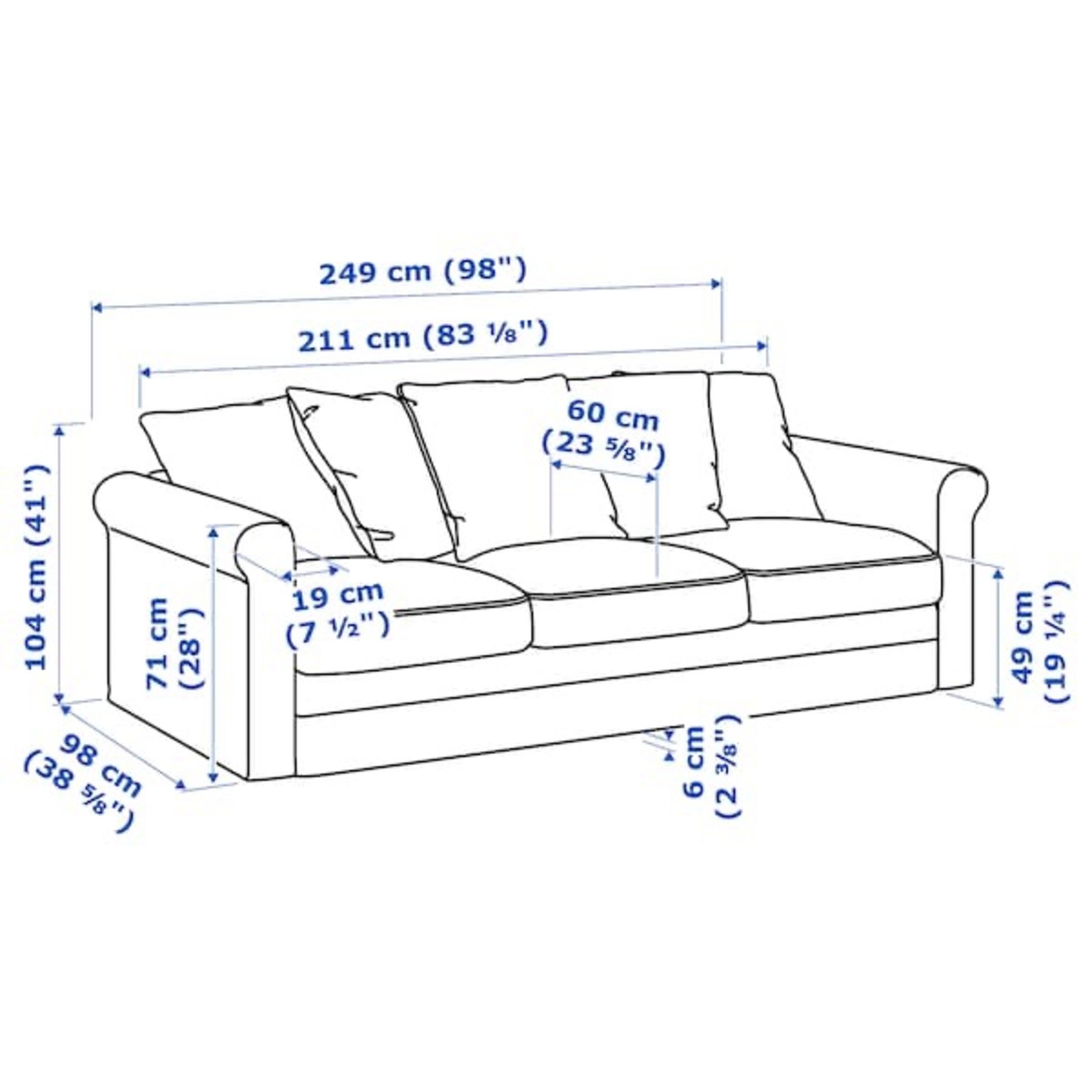 IKEA Harlanda Queen Sofa  - image-7
