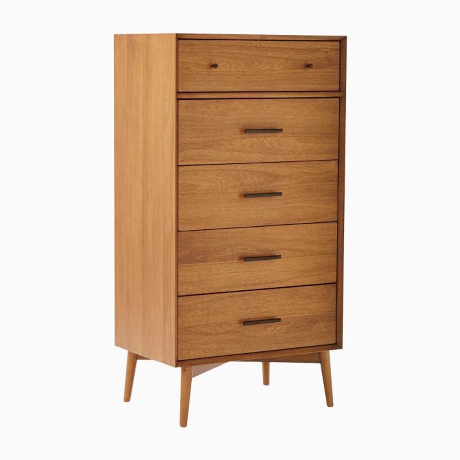 West Elm Mid-Century 5-Drawer Dresser (27") - image-1