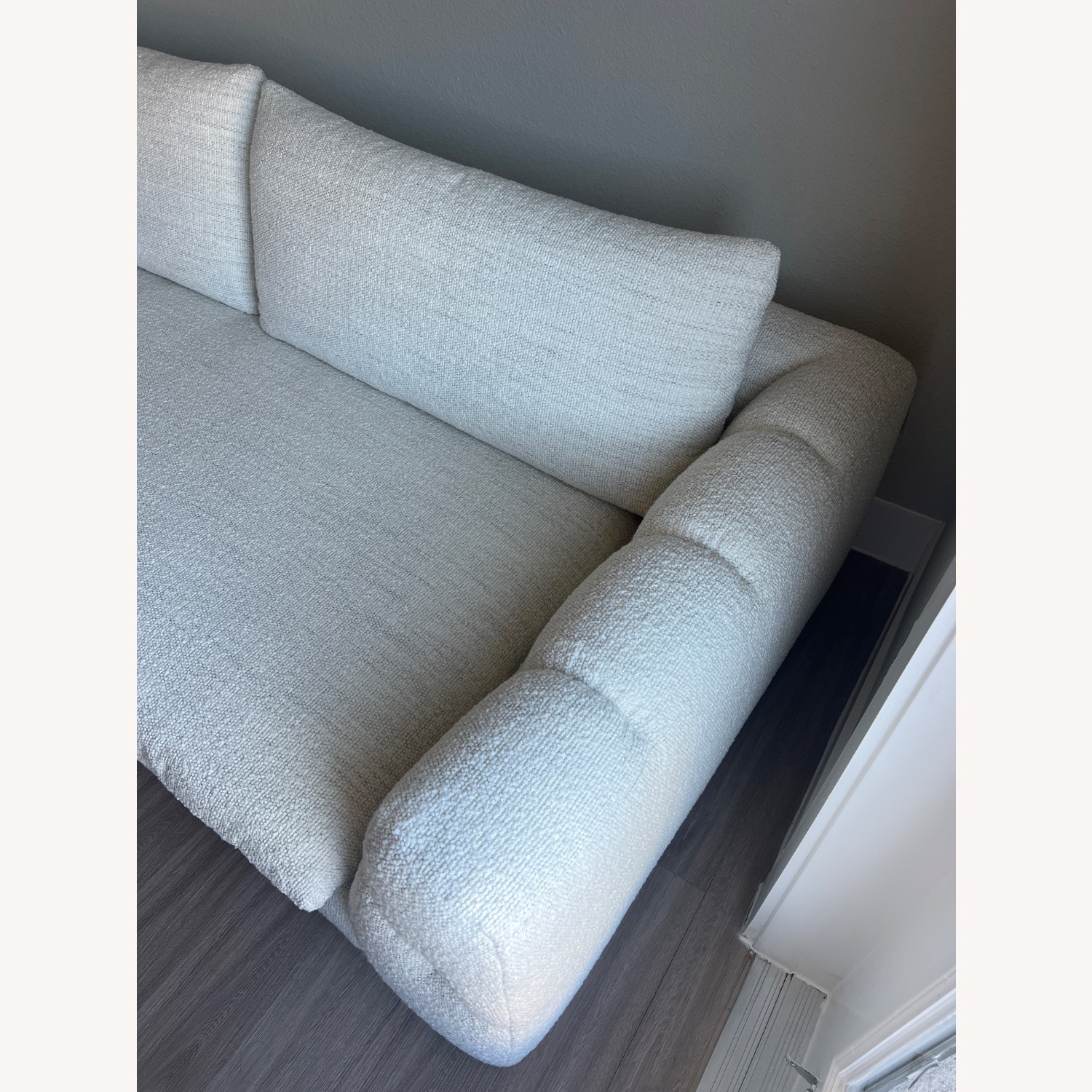 Crate & Barrel Cambria Boucle Sofa - image-6
