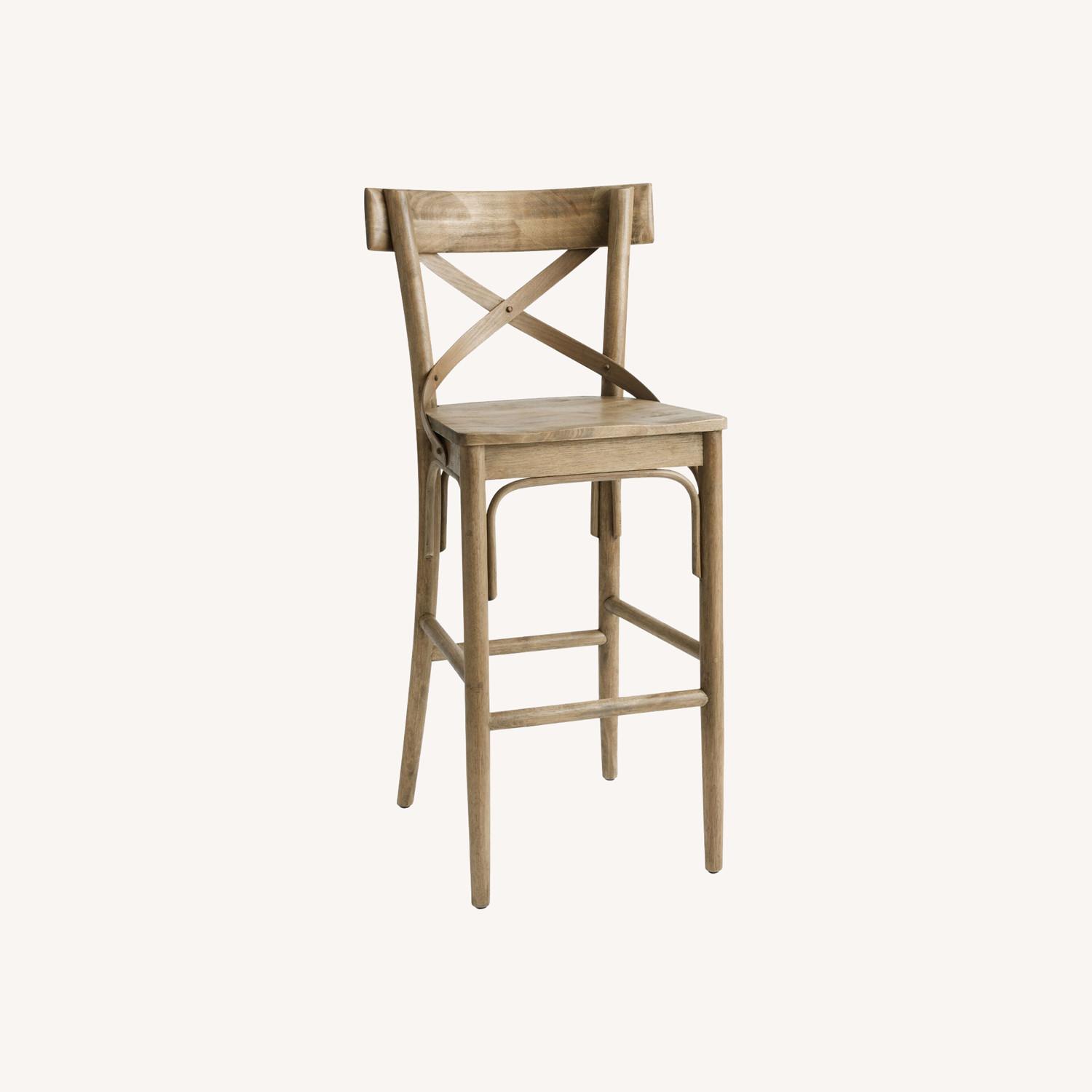 World Market Bistro Oak High Top Chairs - image-0