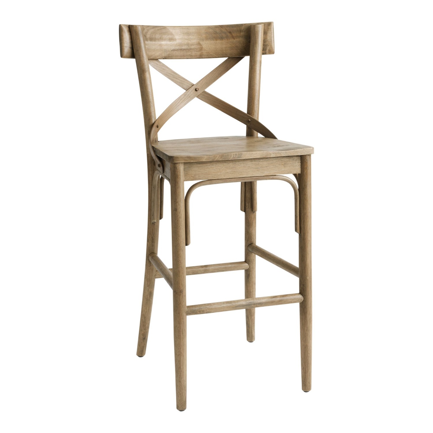 World Market Bistro Oak High Top Chairs - image-4