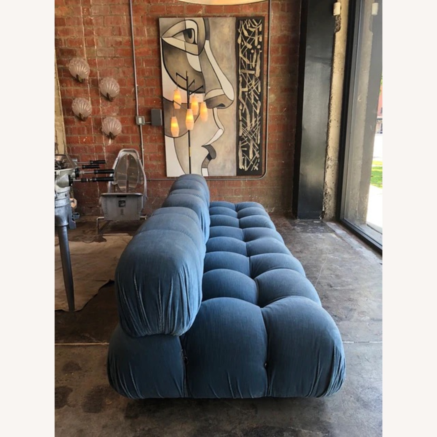 Mario Bellini Corner Module Chenille Helios - image-1