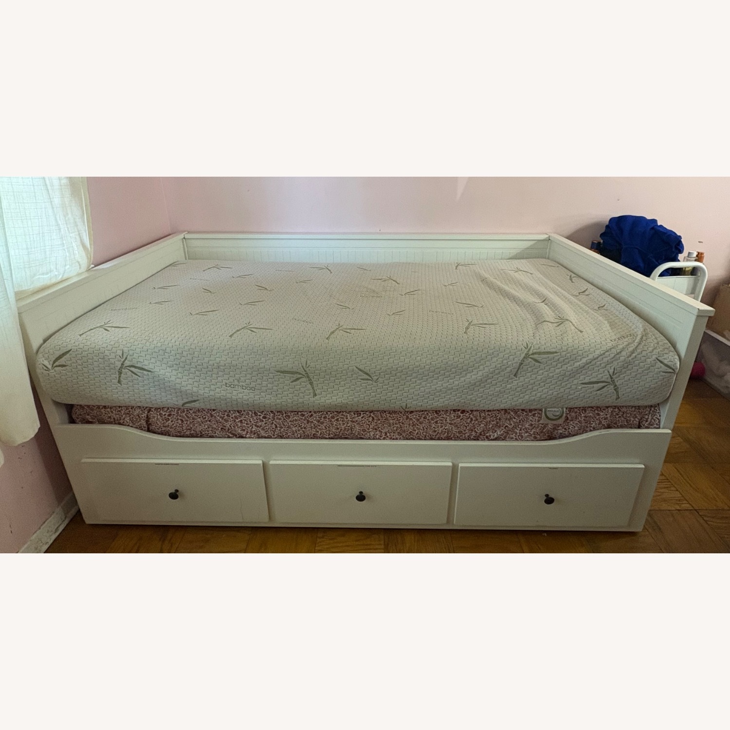 IKEA HEMNES Twin / Double Twin Bed Frame - image-3