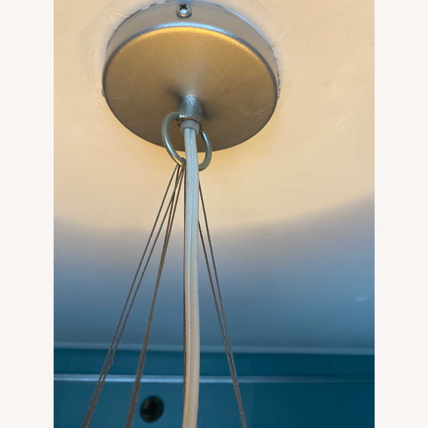 Z Gallerie Coconut Shell Chandelier - image-3