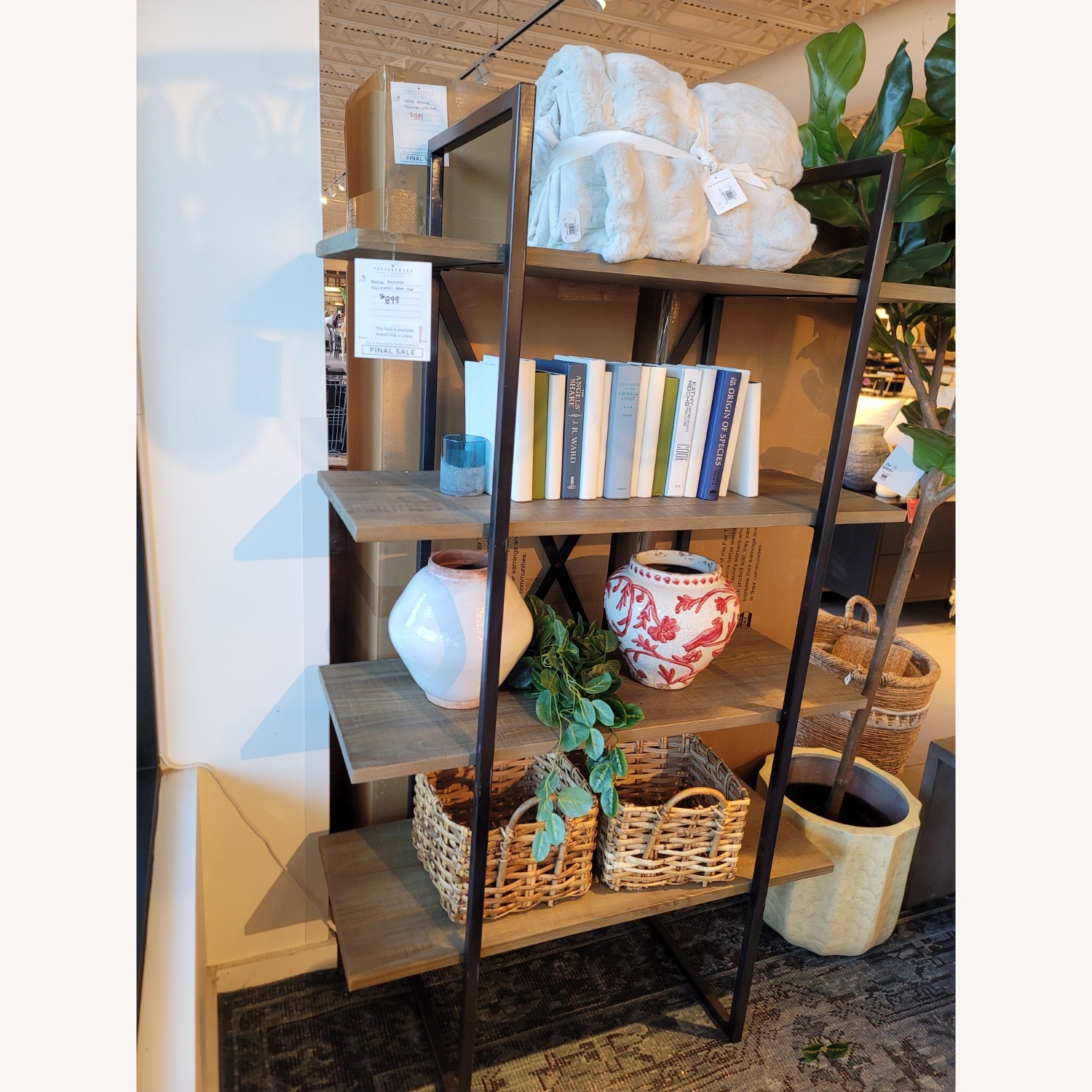 Pottery Barn Houston Etagere Bookcase (42") - image-7