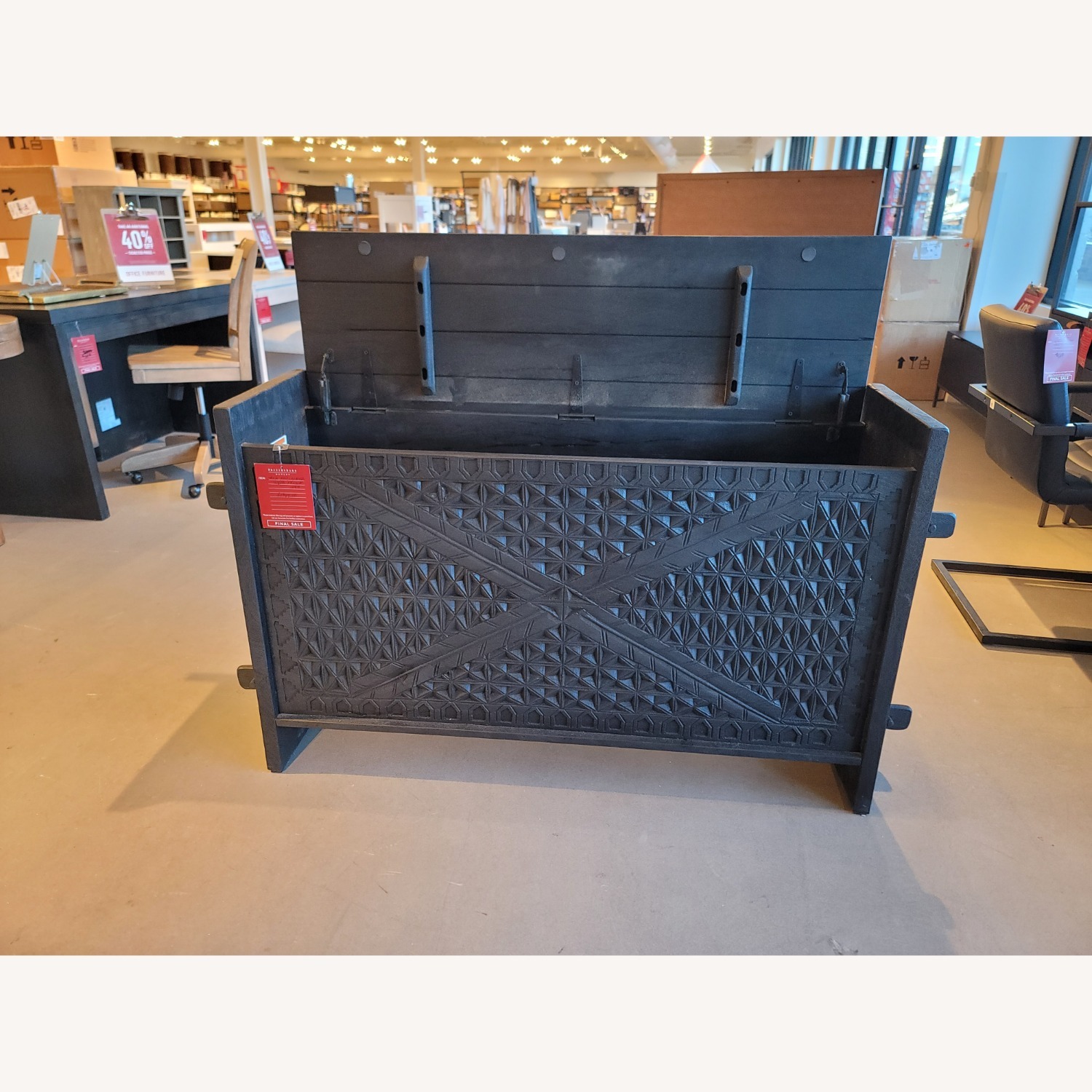 Pottery Barn Java Reclaimed Wood Trunk (49") - image-7