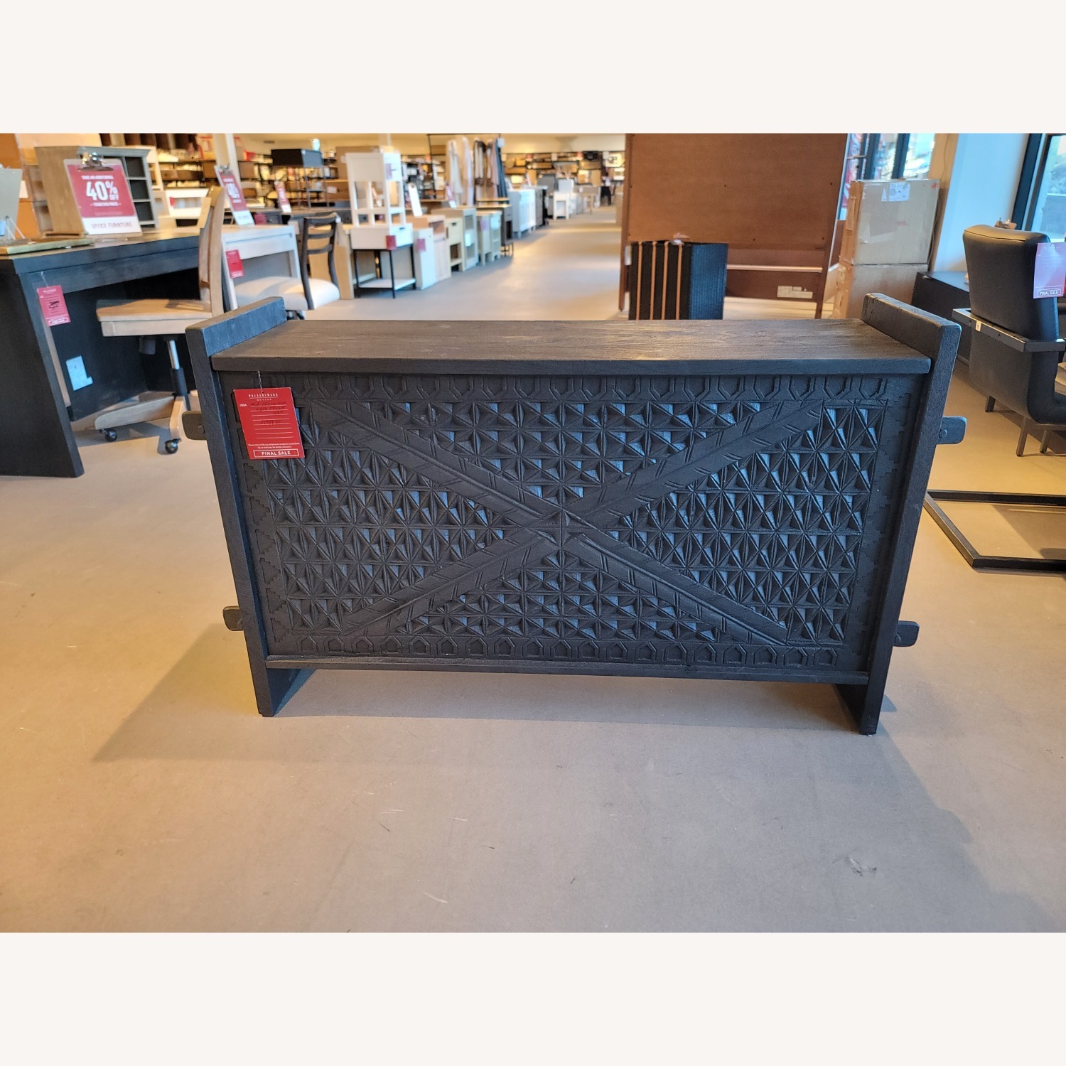 Pottery Barn Java Reclaimed Wood Trunk (49") - image-6