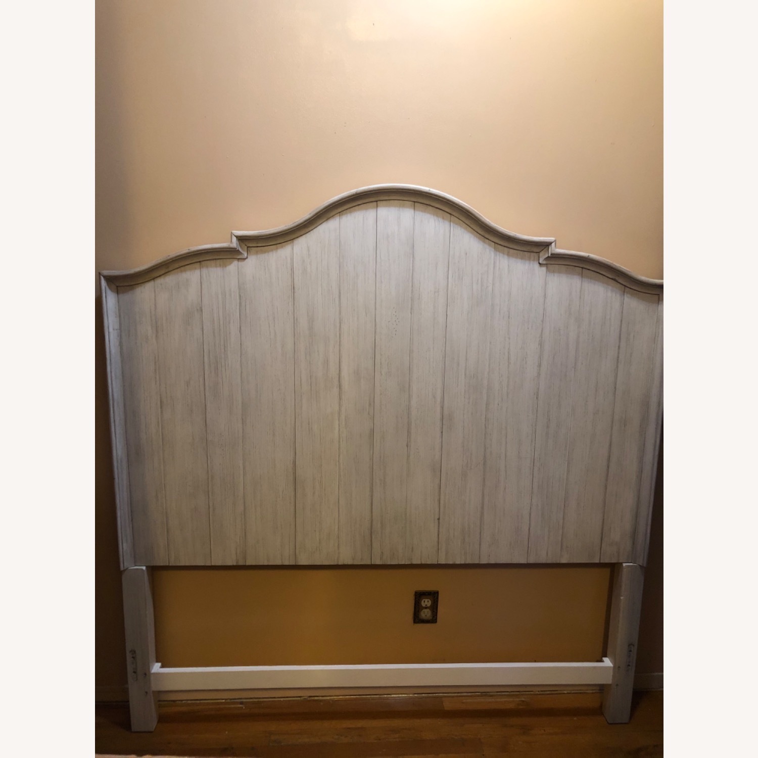 Soft Grey Wood Headboard - image-2
