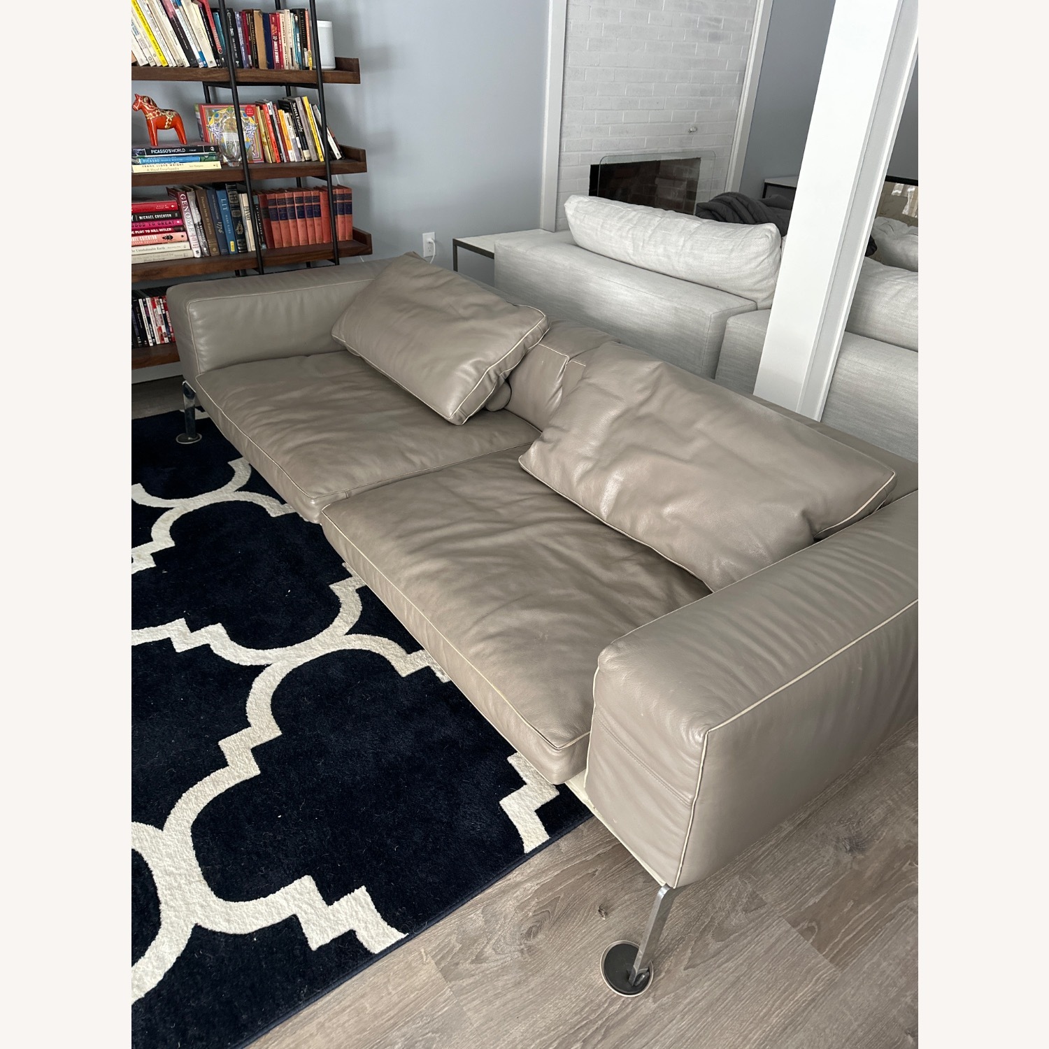 Flexform Lifesteel Light Grey Sofa - image-6