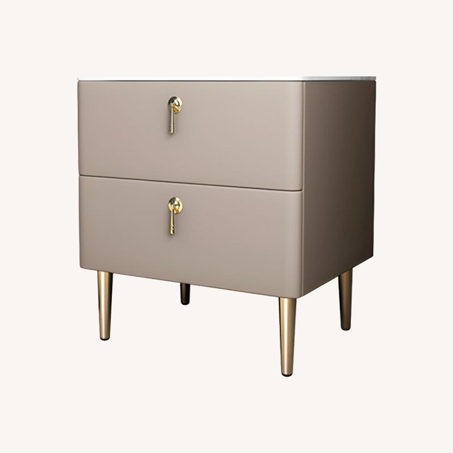 Modern Nightstands with 2 Drawers - Set of 2 - image-0