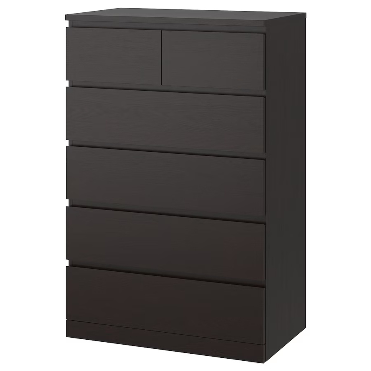 IKEA MALM Glass Top 6-drawer Chest - image-7