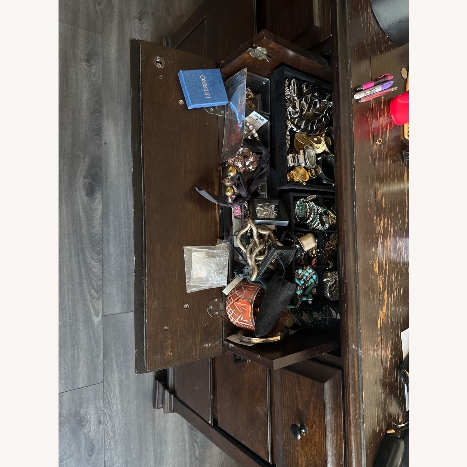 Bassett Heavy Wooden Vietnamese Dresser  - image-5