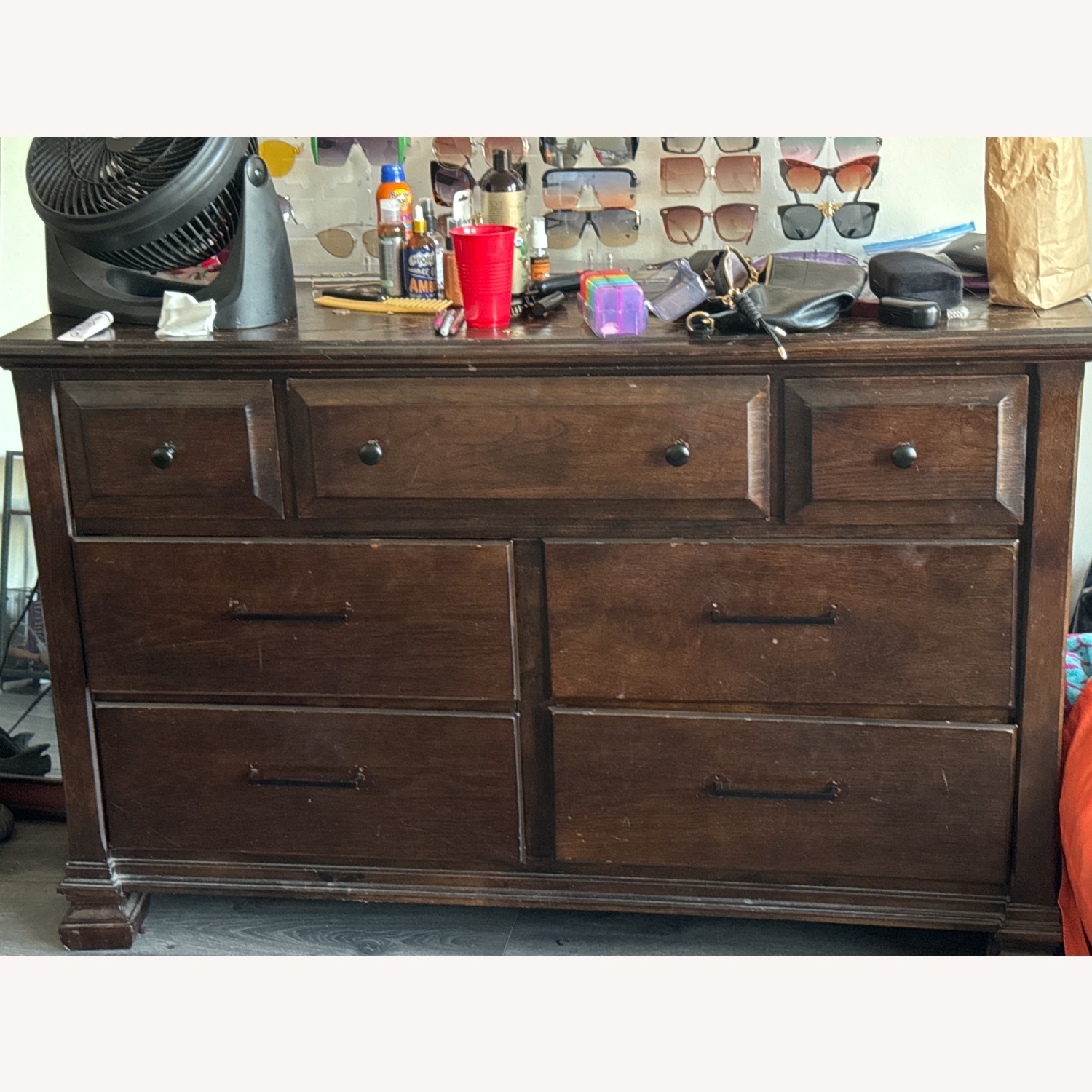 Bassett Heavy Wooden Vietnamese Dresser  - image-1