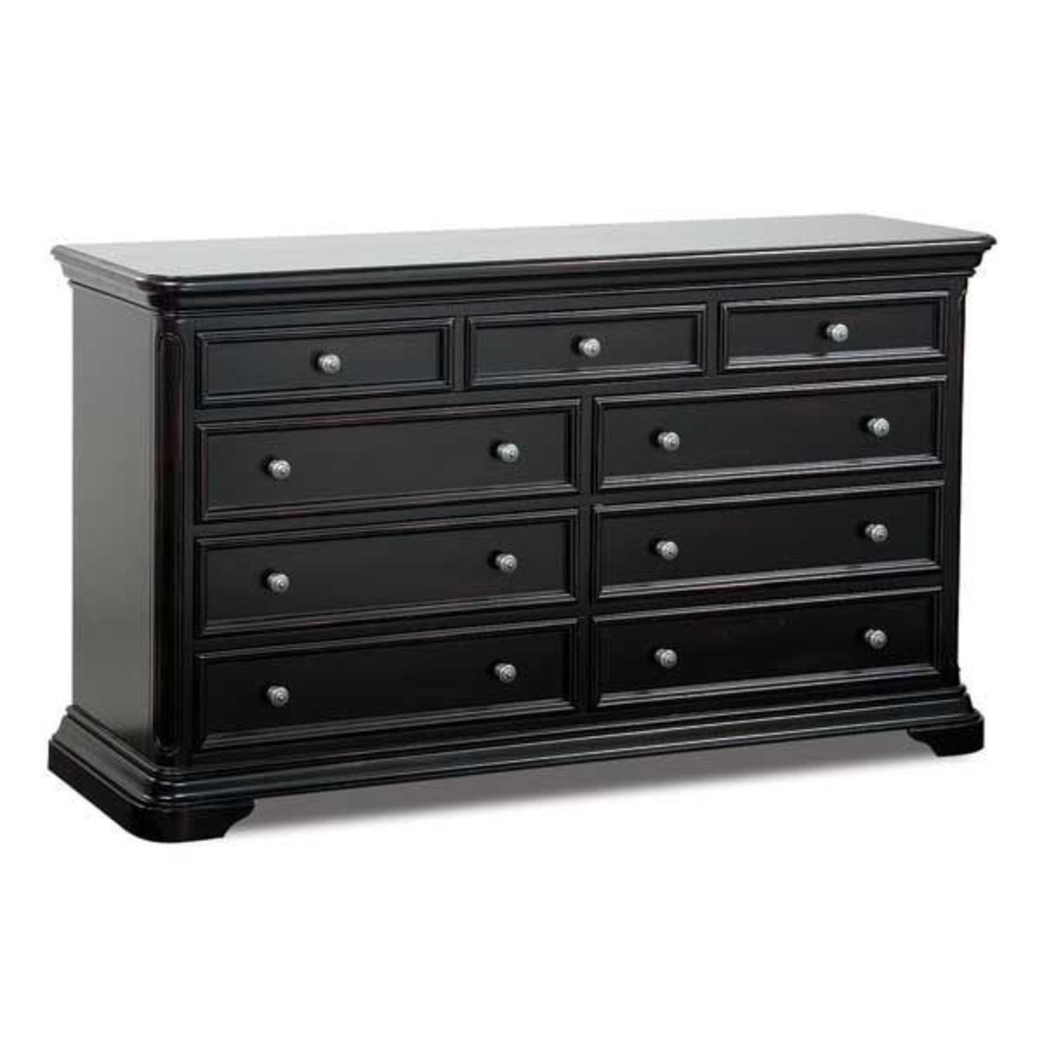 Maryhill Black Solid Wood Large Dresser - image-4